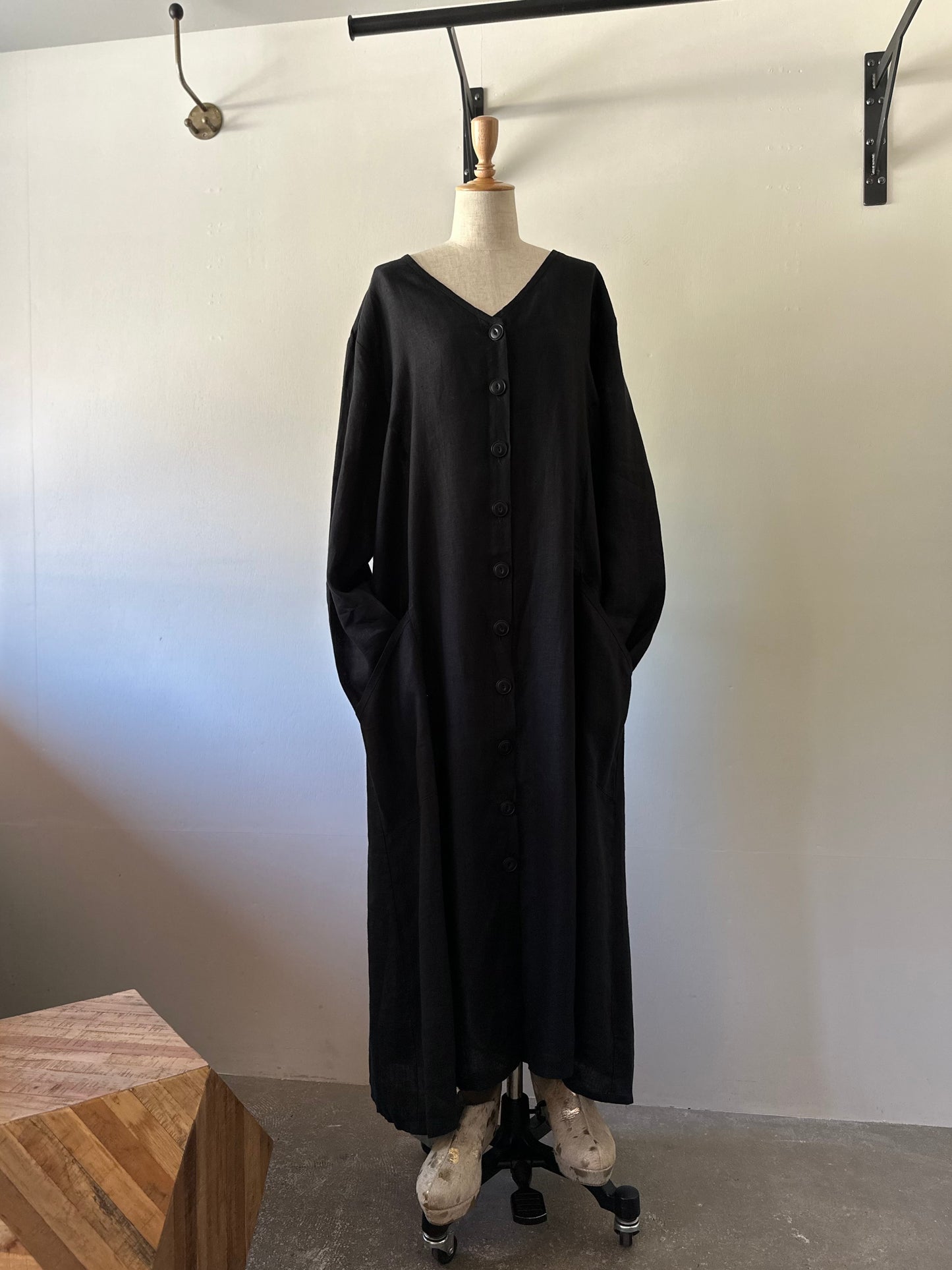 FLAX linen dress coat
