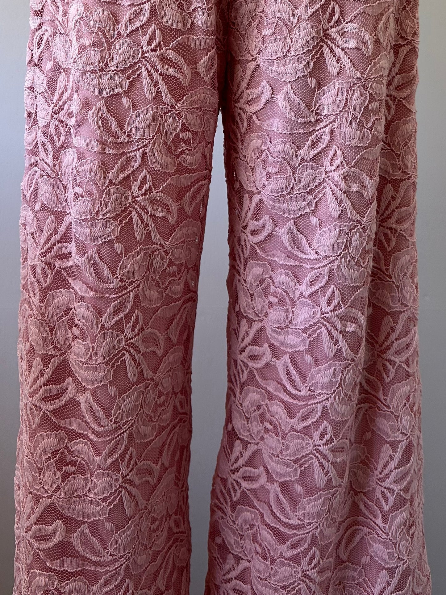 flower lace pants