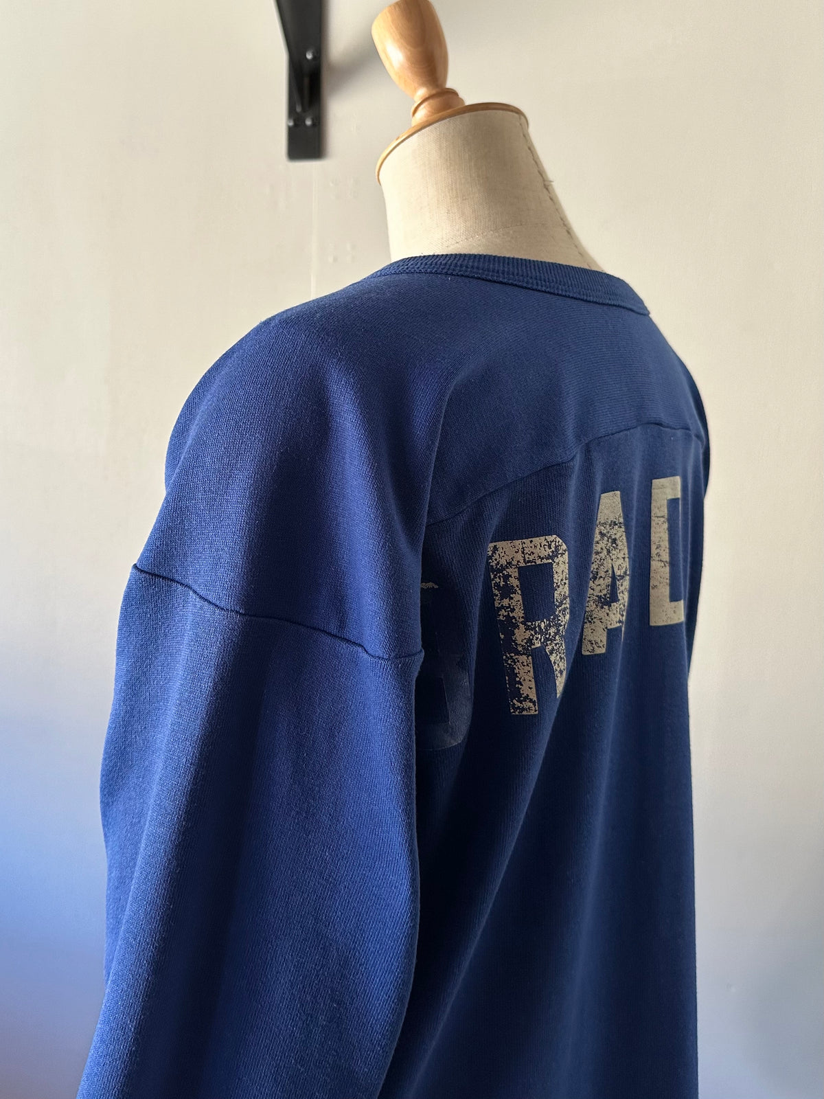 back print football T-shirt