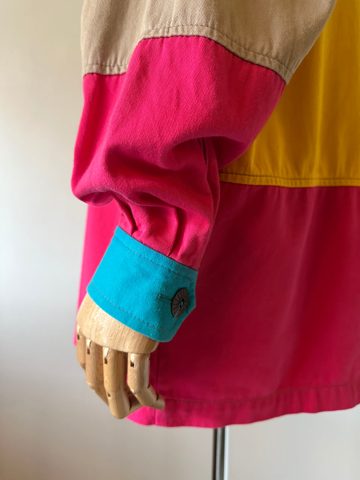 multicolored cotton jacket
