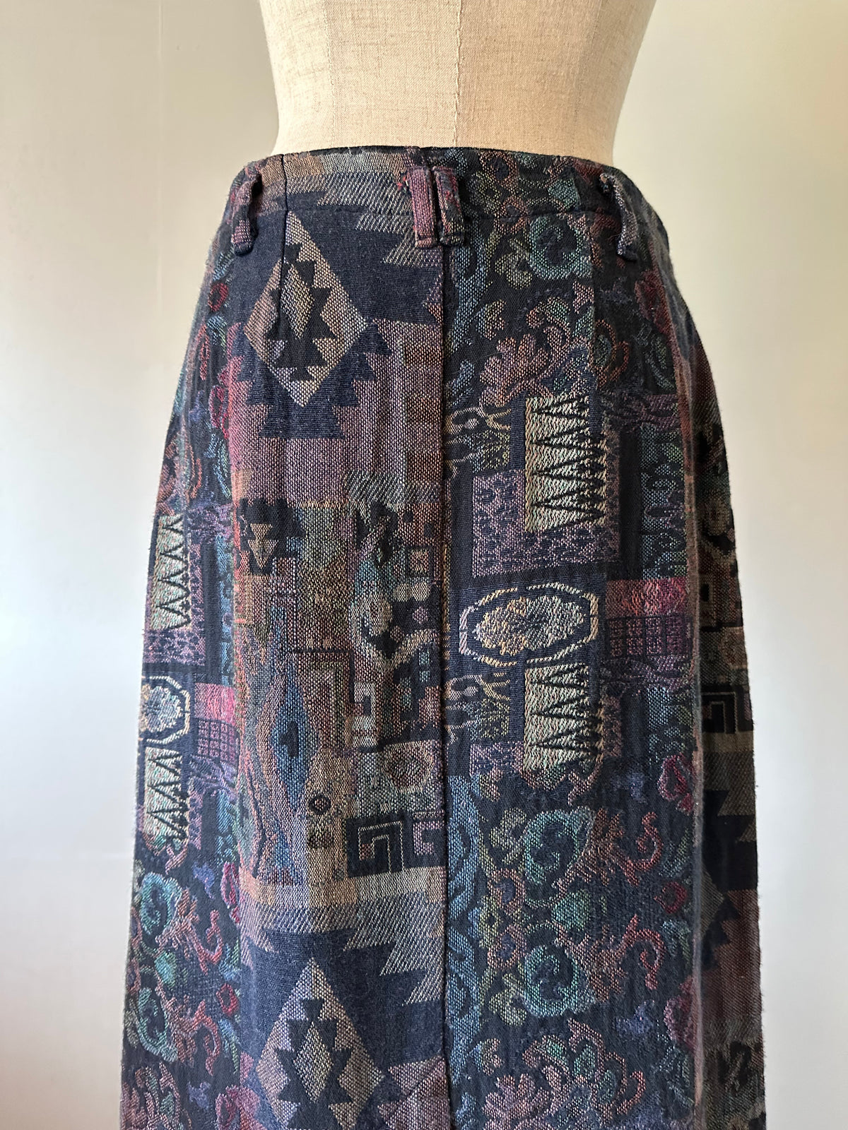 woven wrap skirt