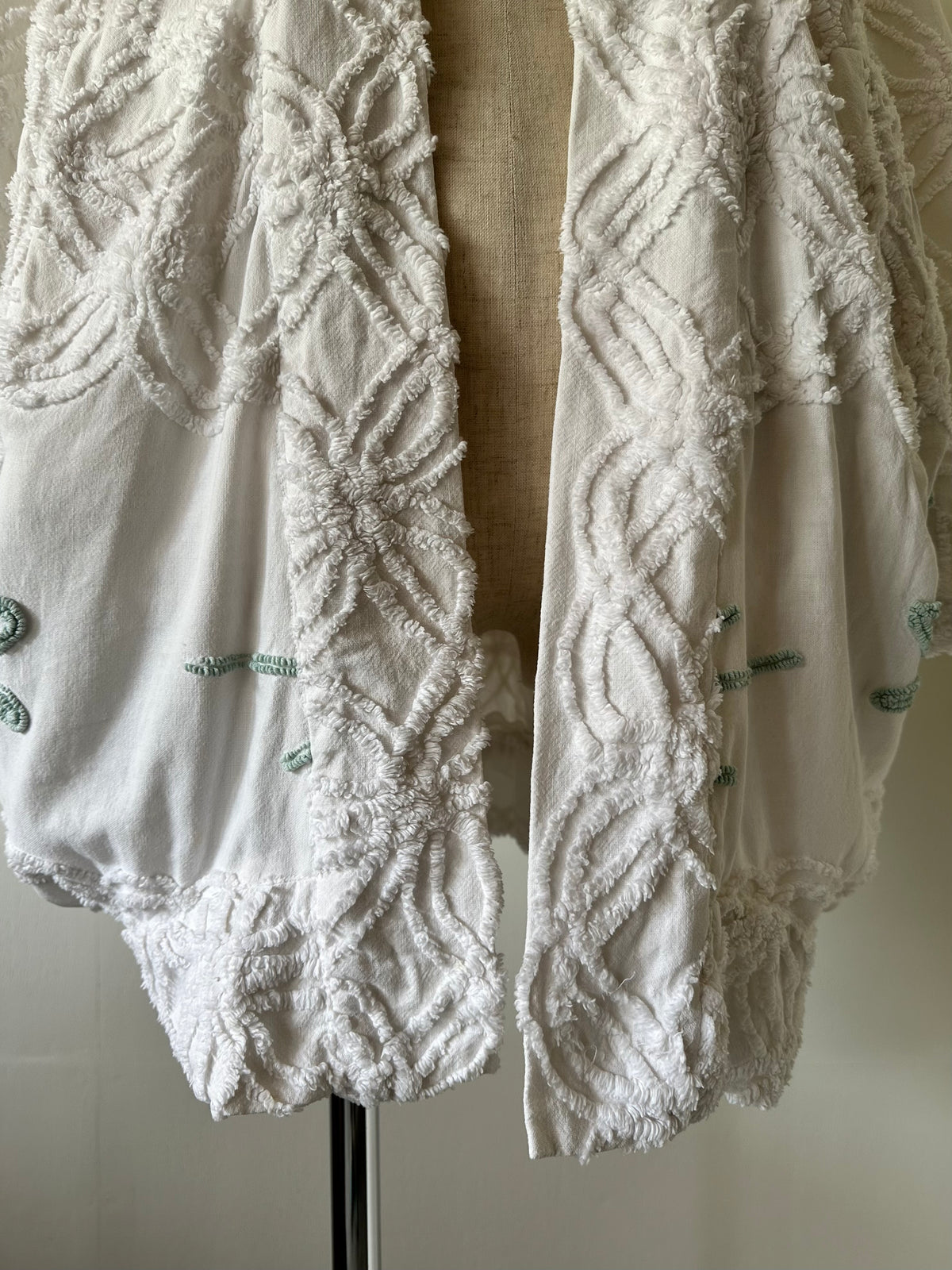 dolman sleeve chenille jacket