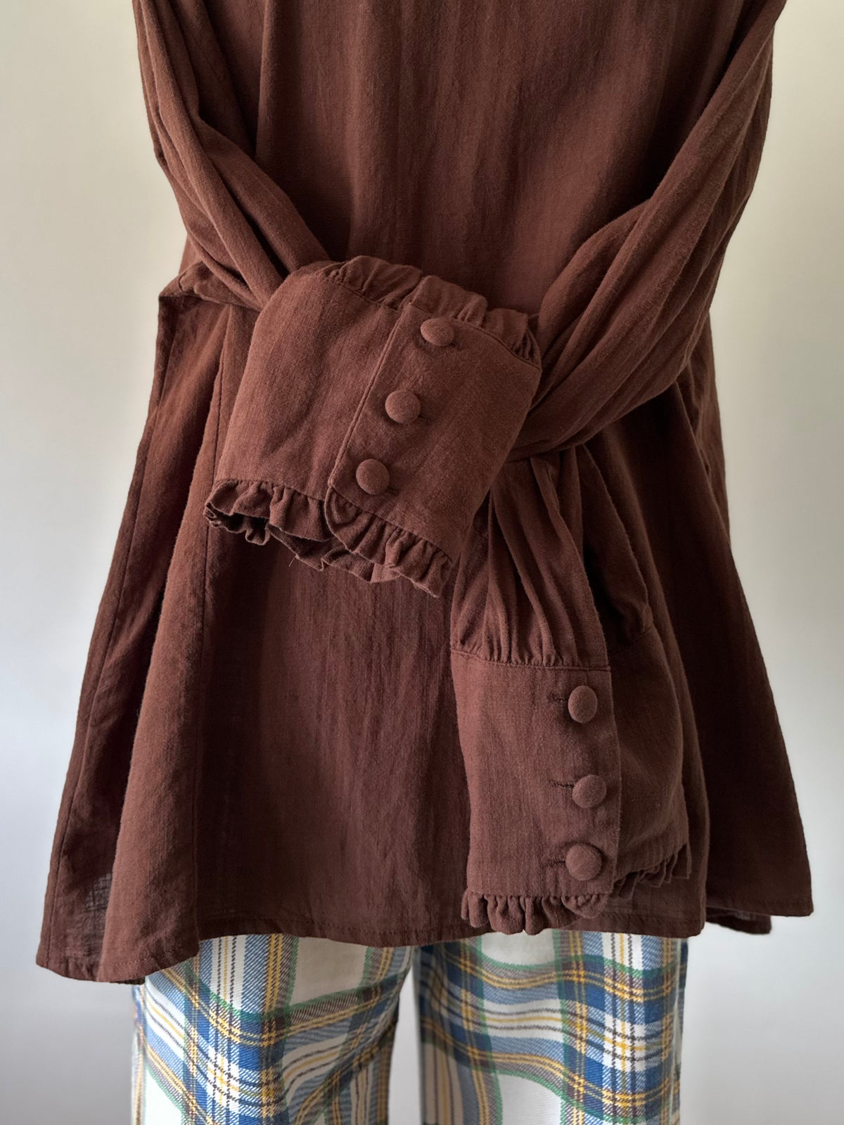 frill design blouse