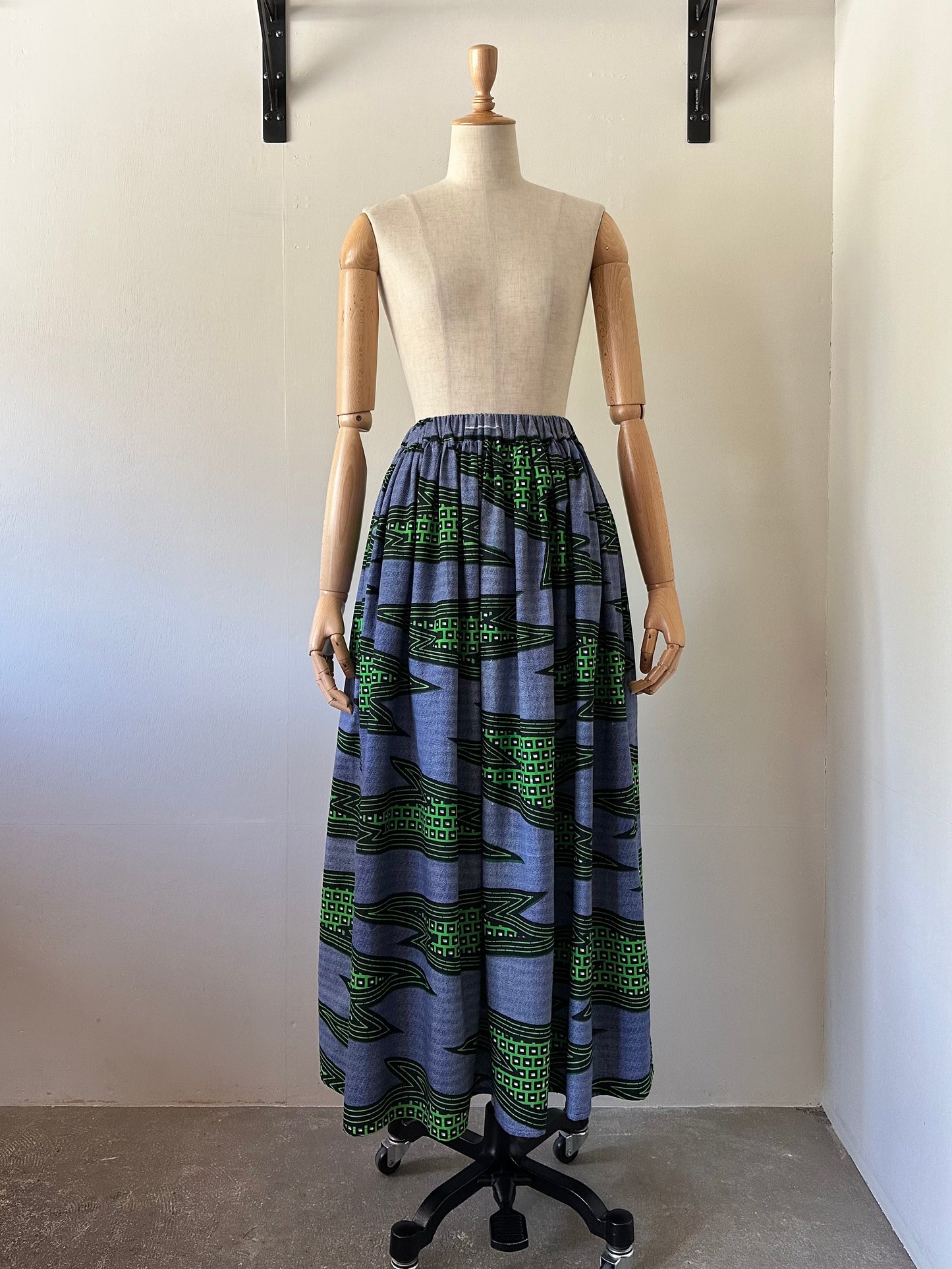 African print skirt