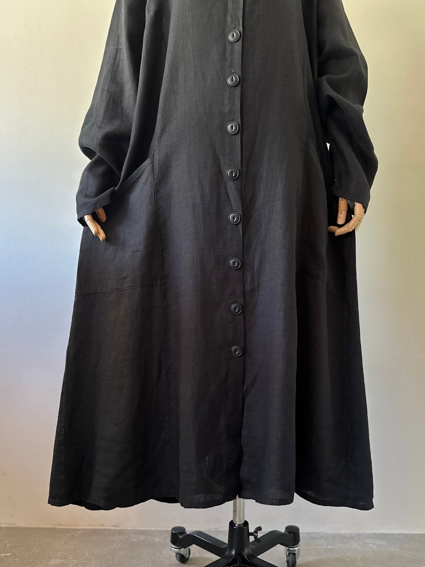 FLAX linen dress coat