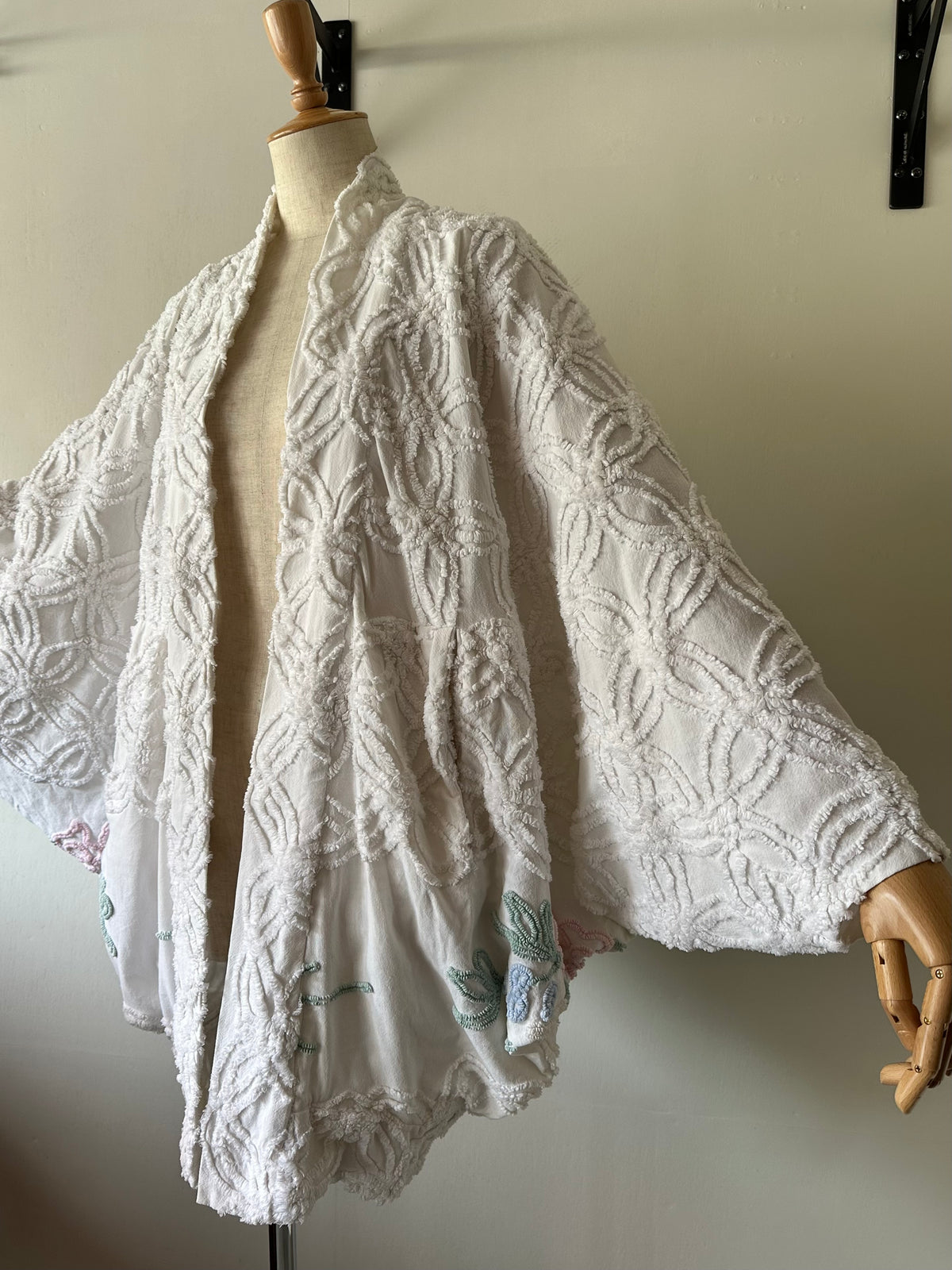 dolman sleeve chenille jacket