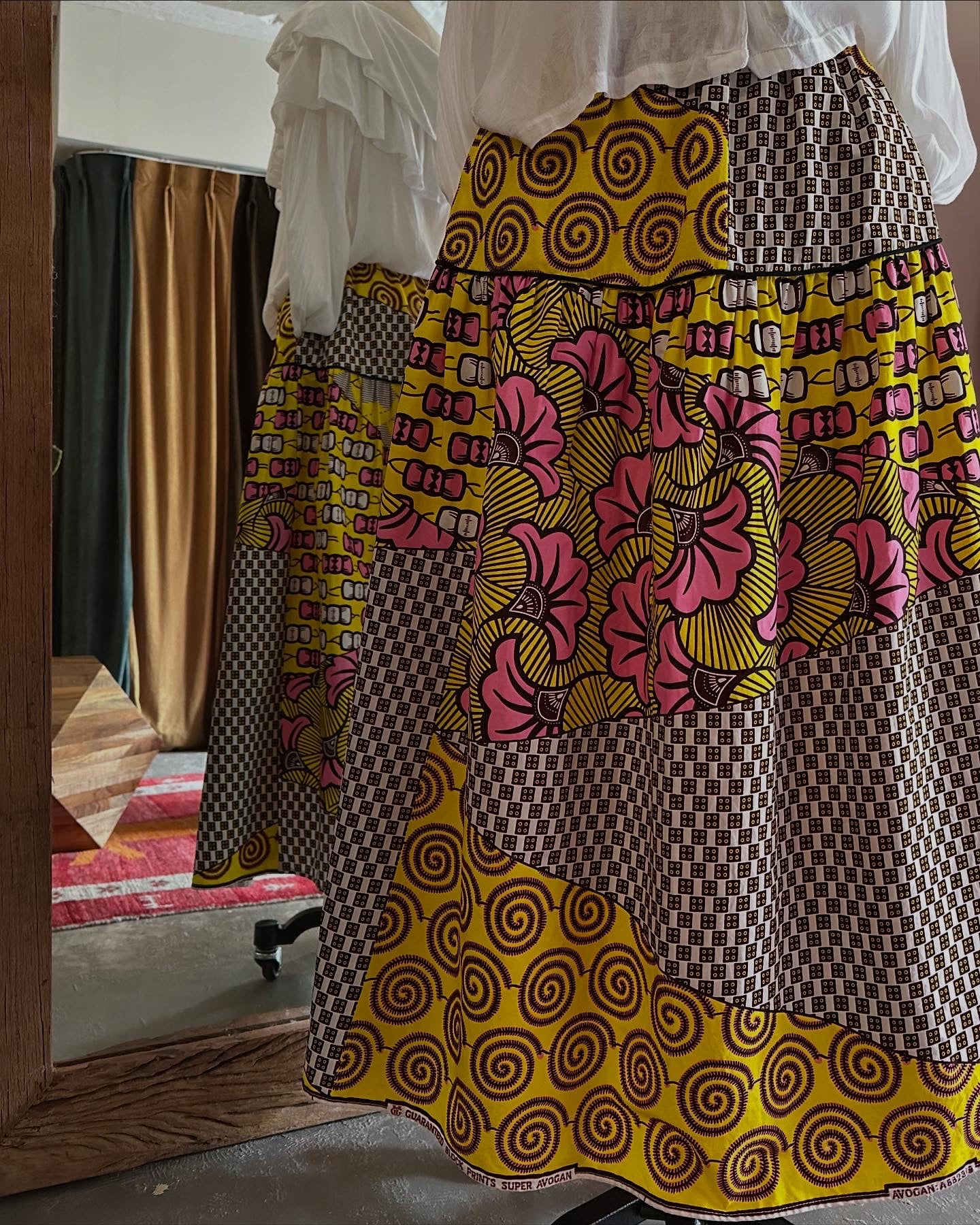 African pattern skirt