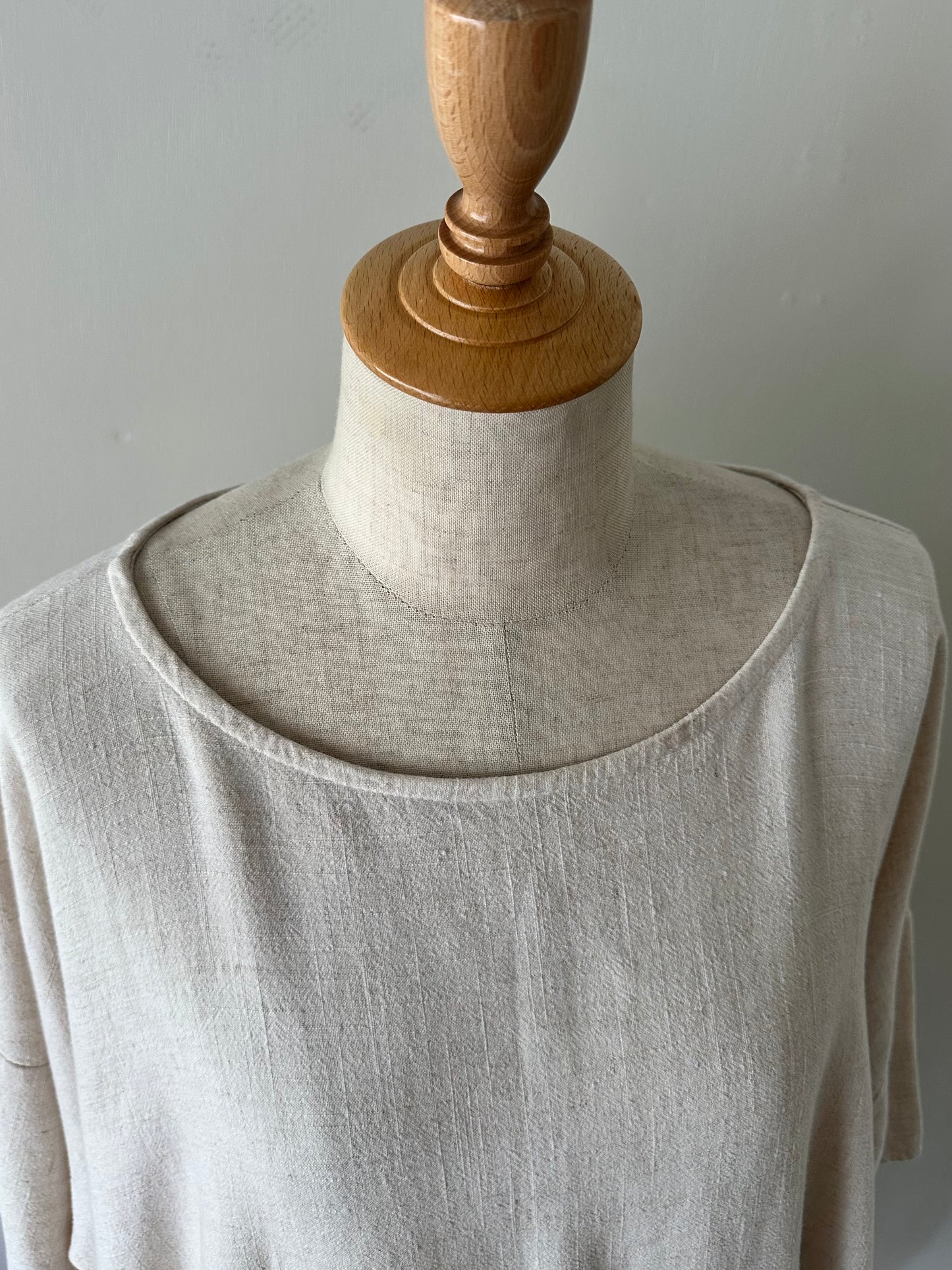 bicolor tunic dress