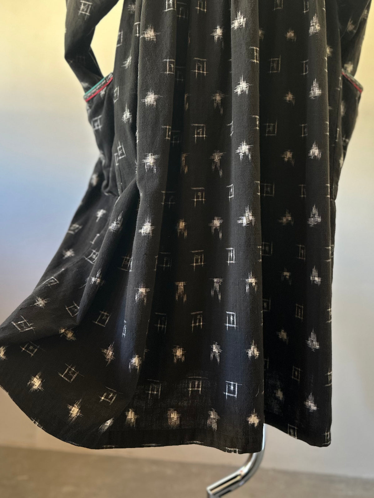 All-over pattern INDIA cotton dress