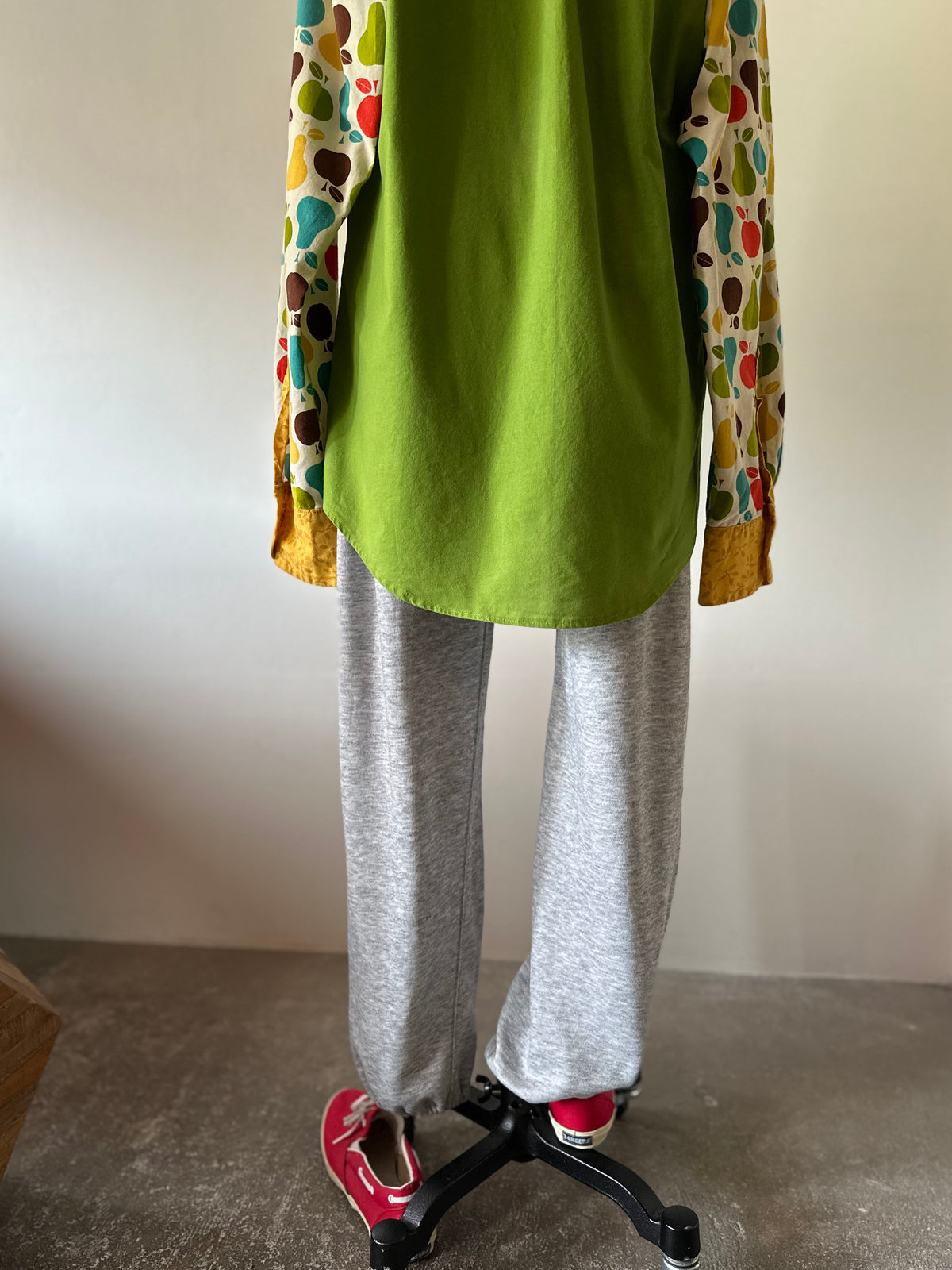 fruit leaves pattern shirt