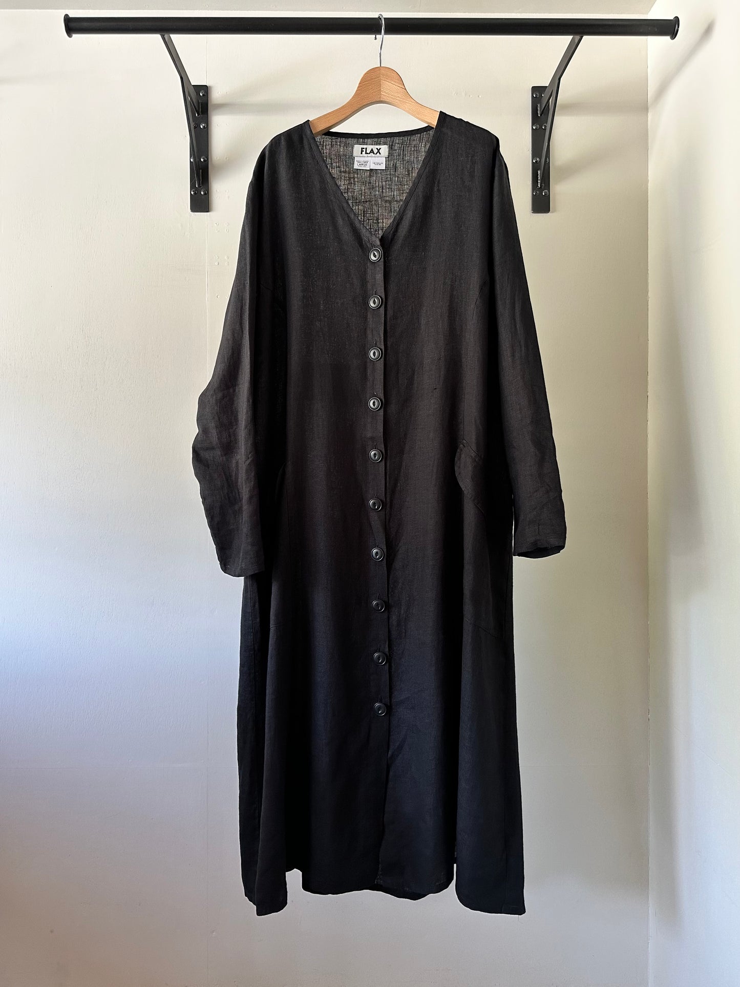 FLAX linen dress coat