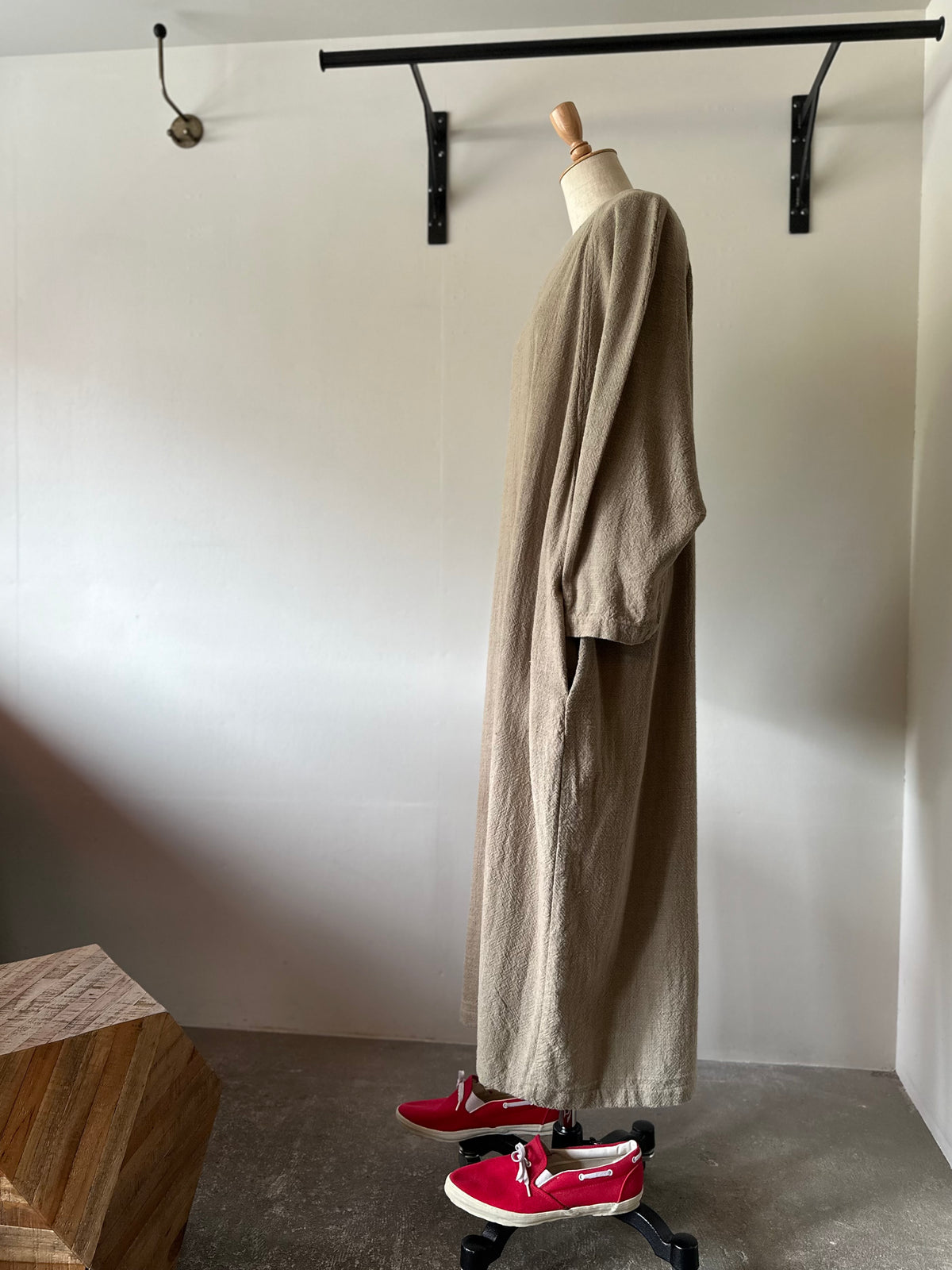 dolman sleeve cotton dress