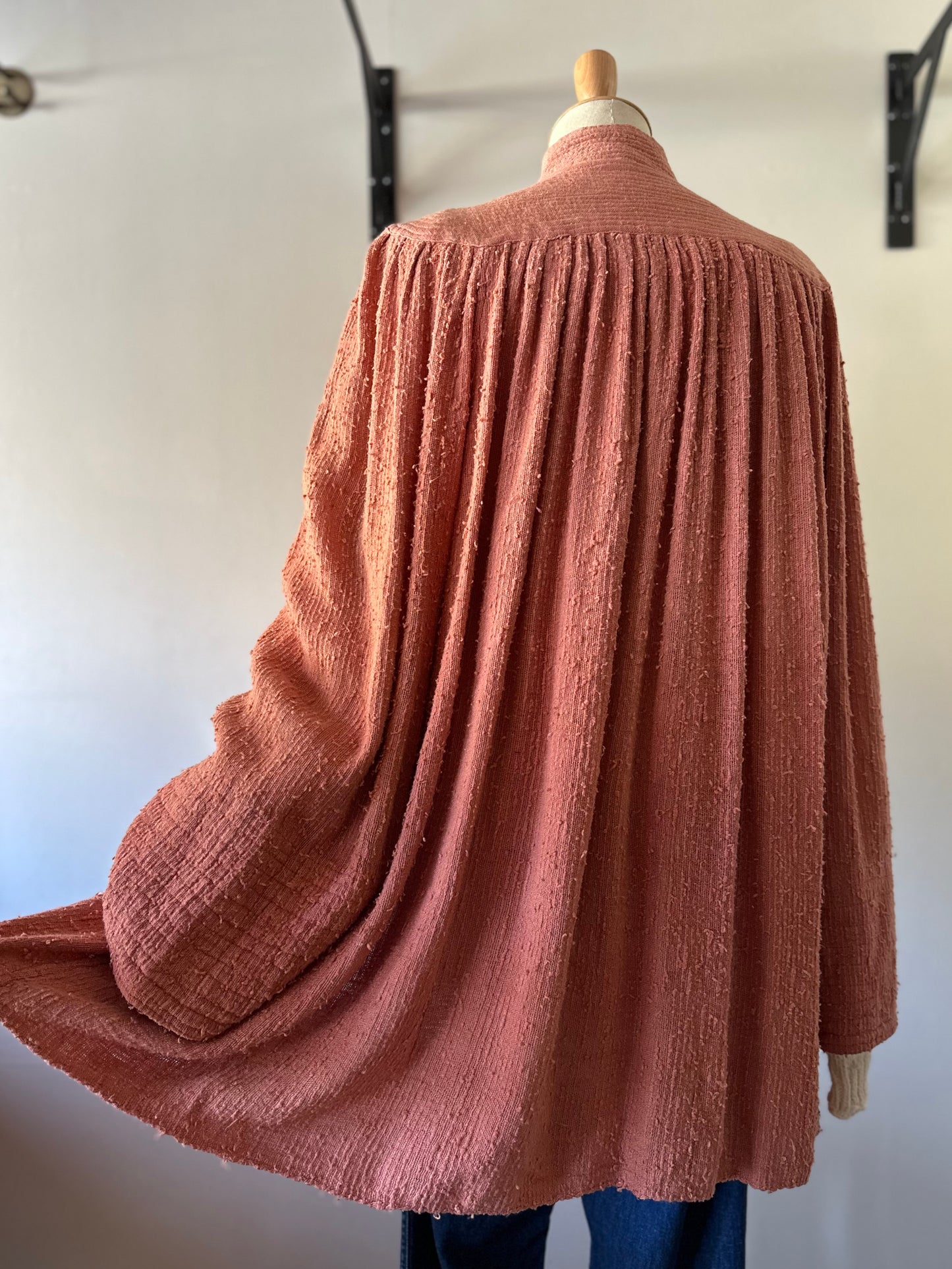 fade pink jacket