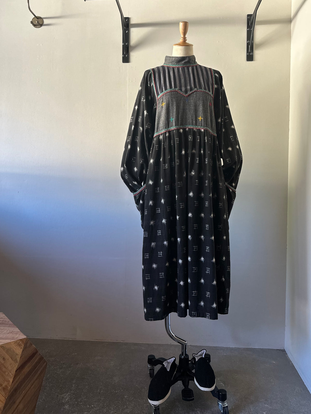 All-over pattern INDIA cotton dress