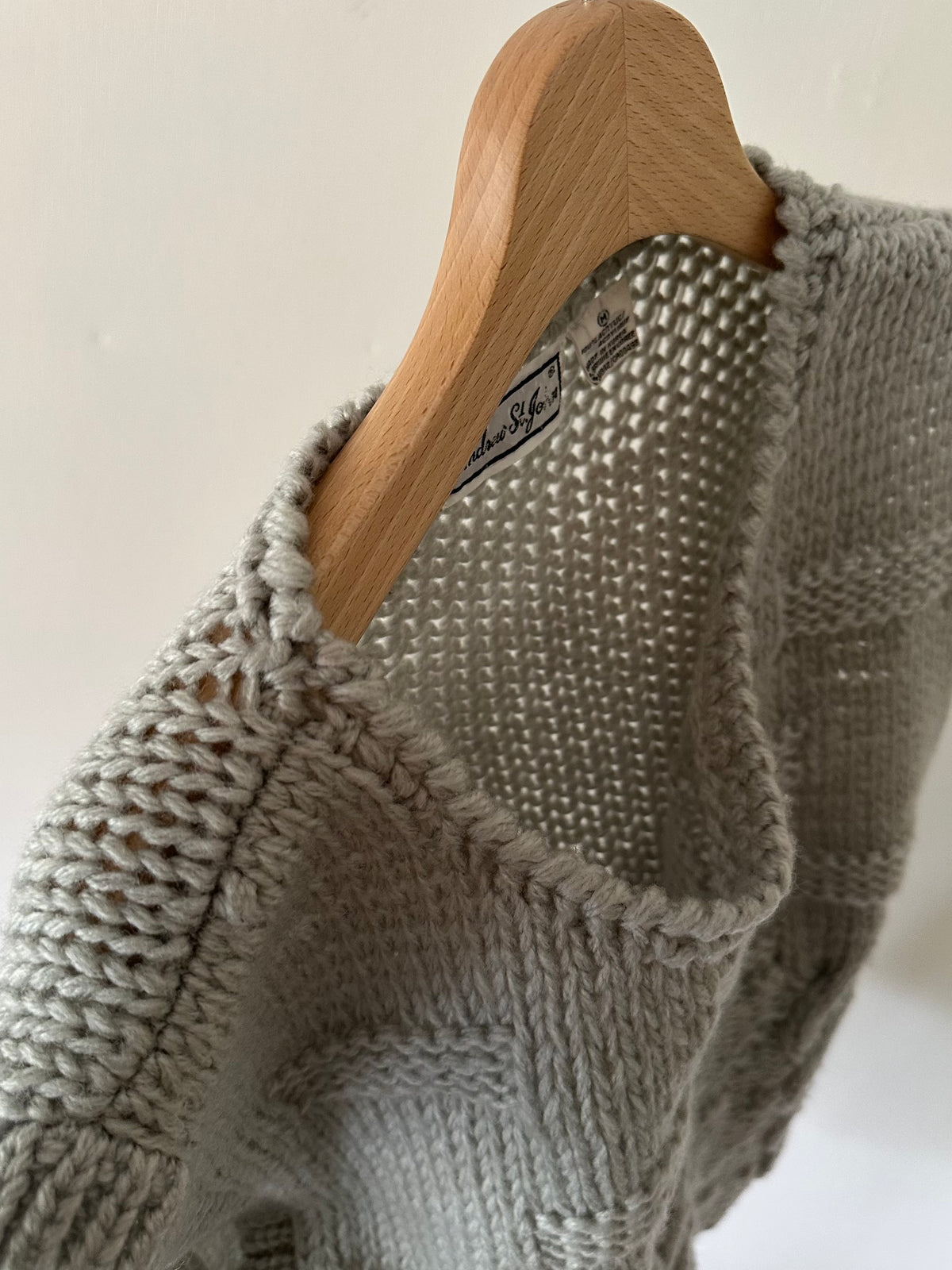lacy knit vest