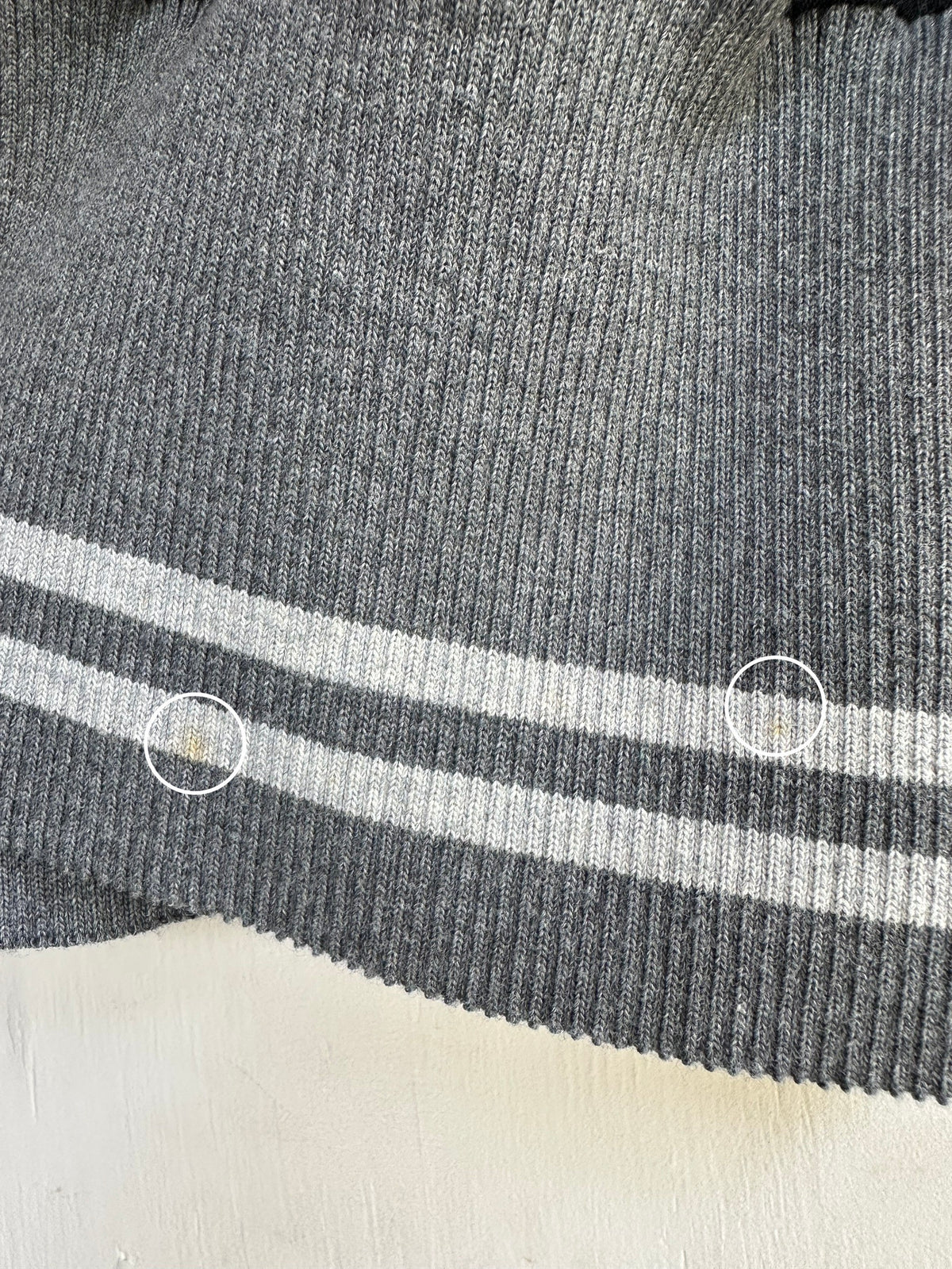cropped rib jacket
