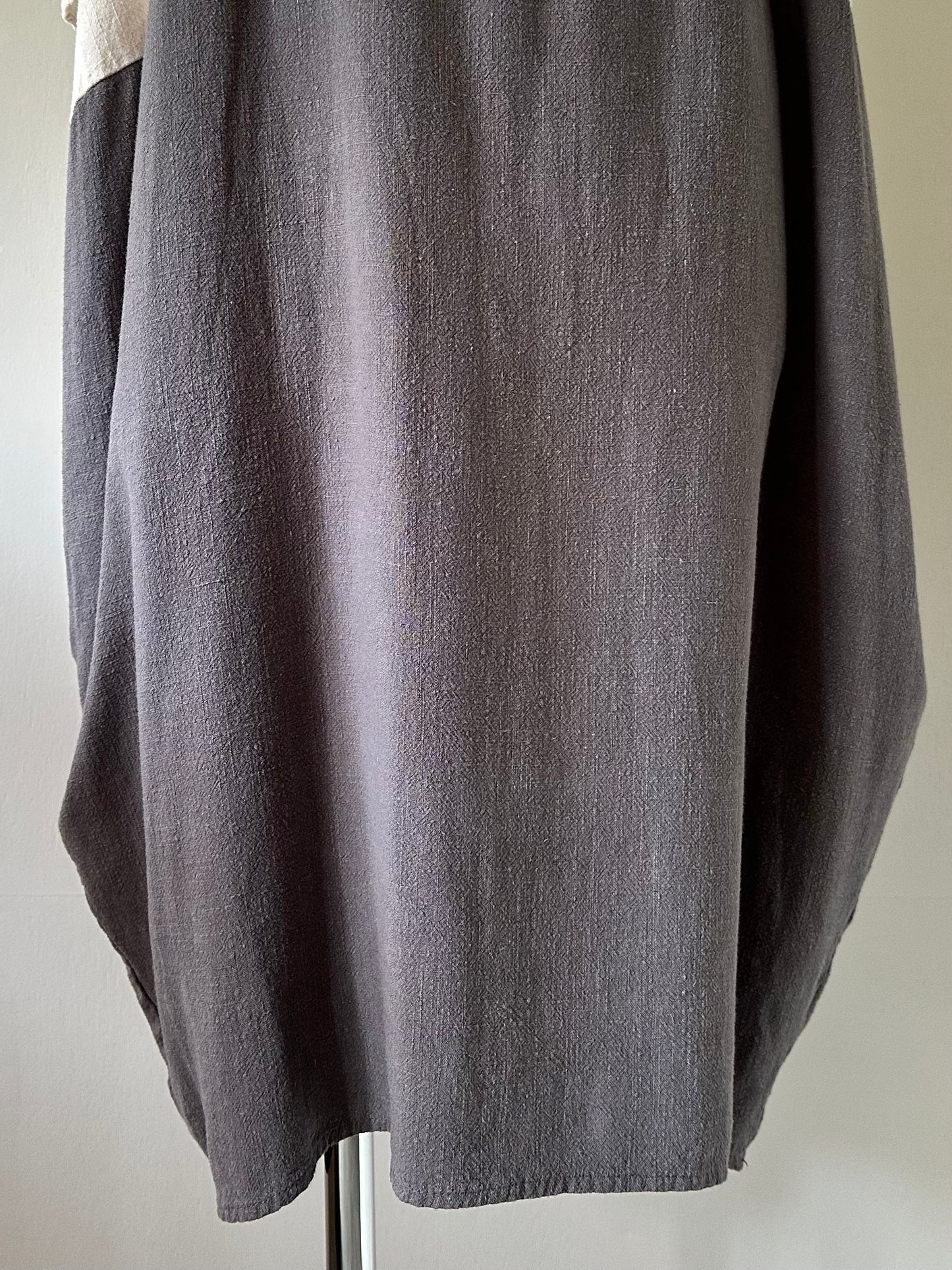bicolor tunic dress