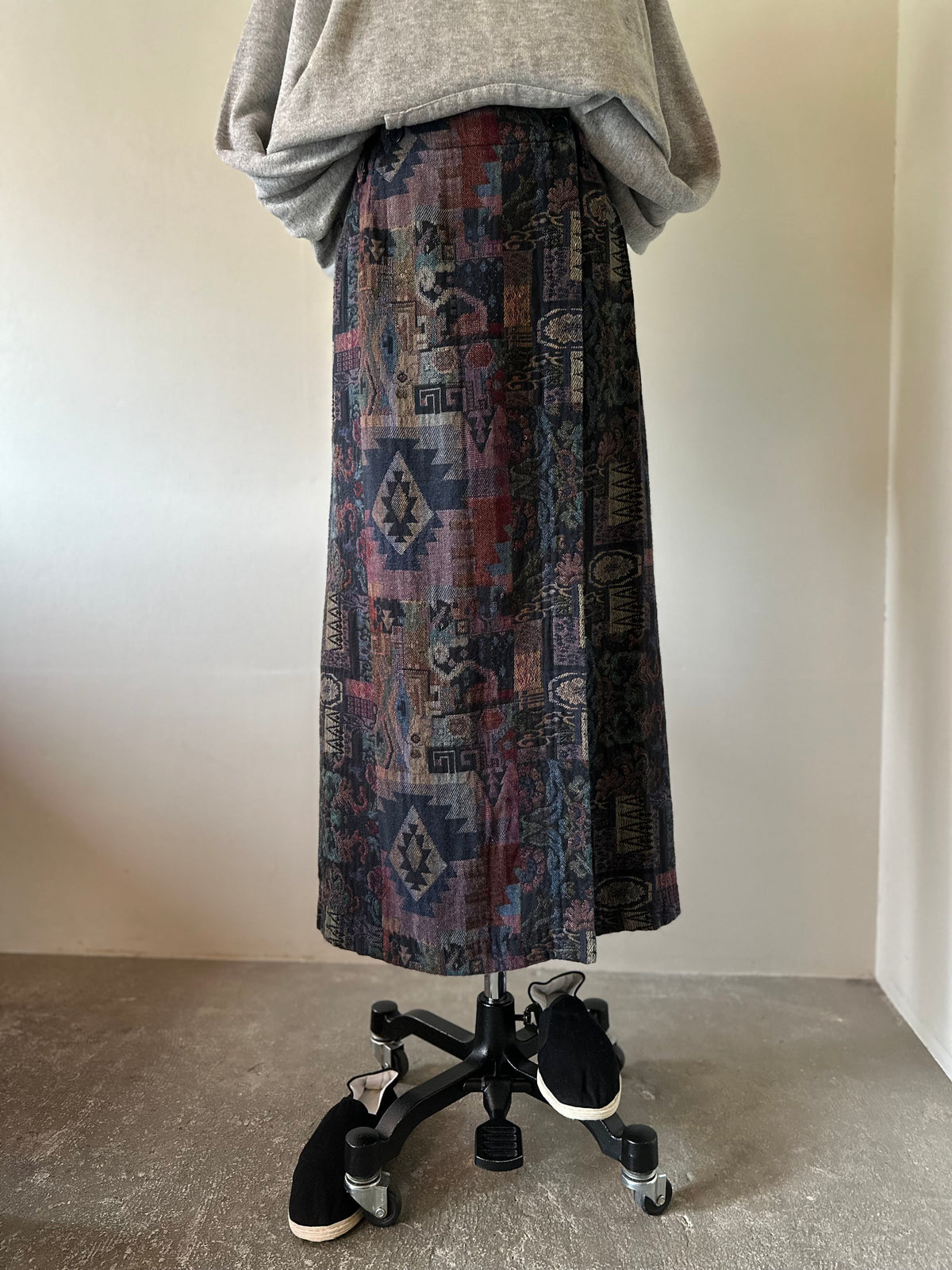 woven wrap skirt