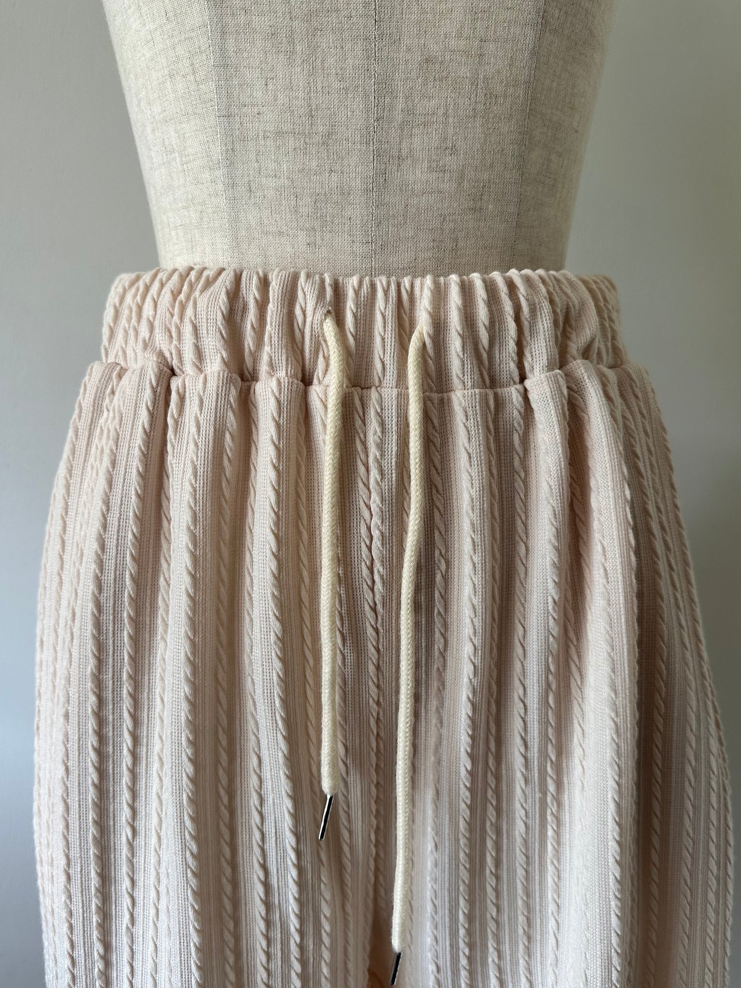 cable pattern two-piece(set)