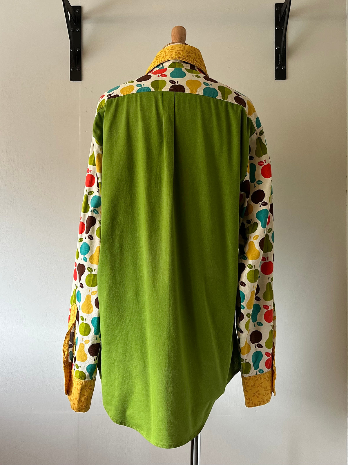 fruit leaves pattern shirt