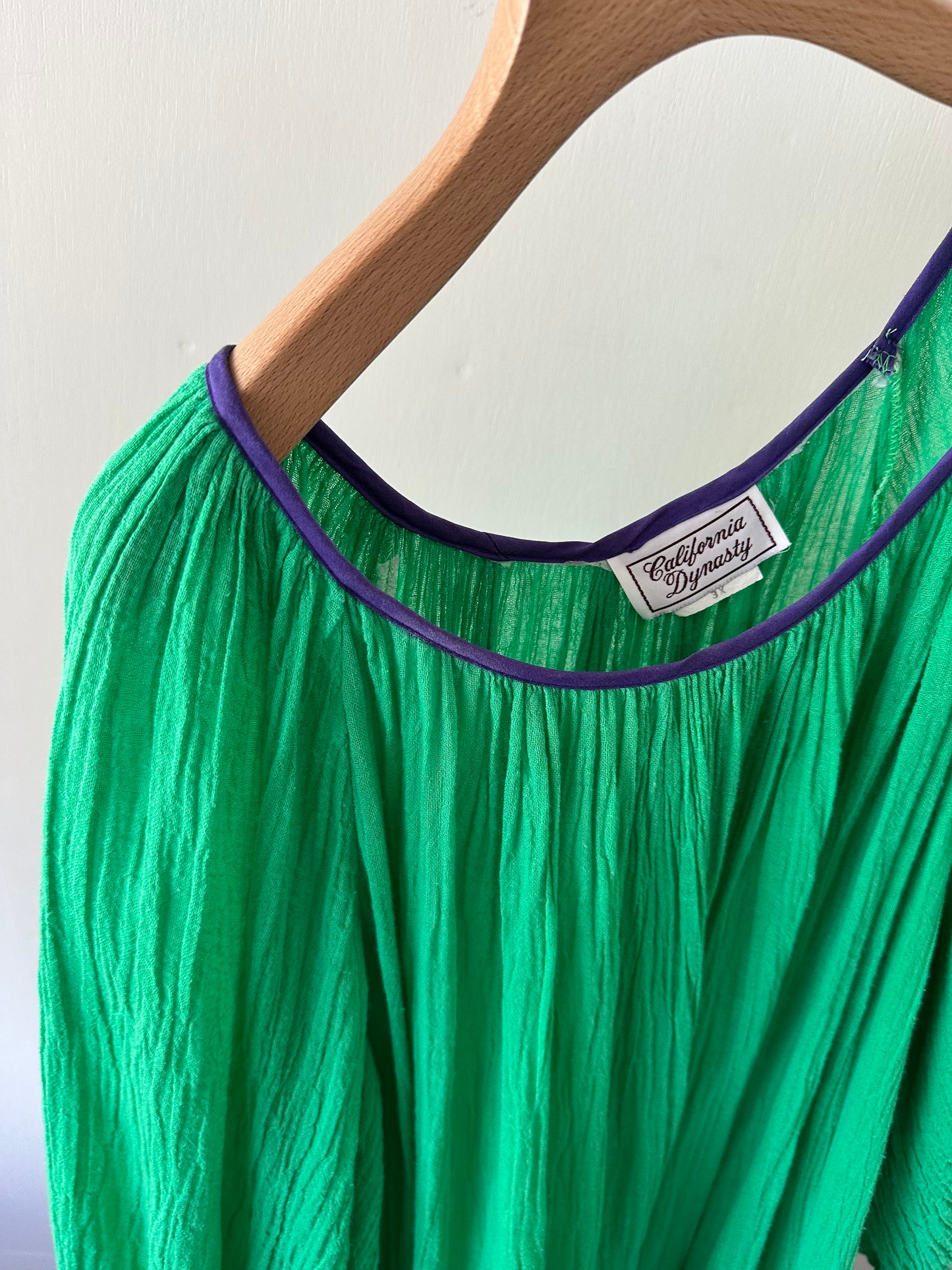 cotton tiered dress