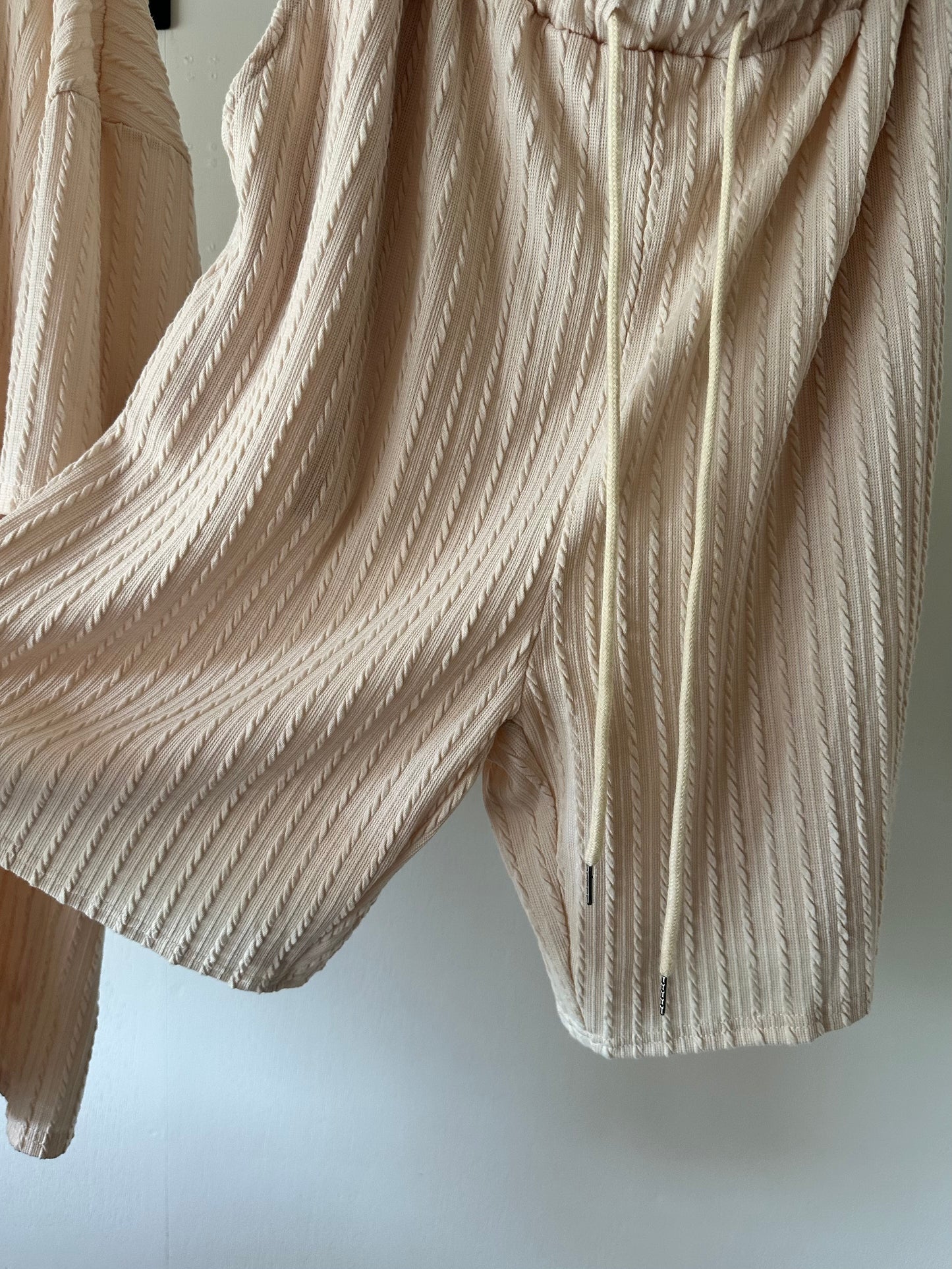 cable pattern two-piece(set)