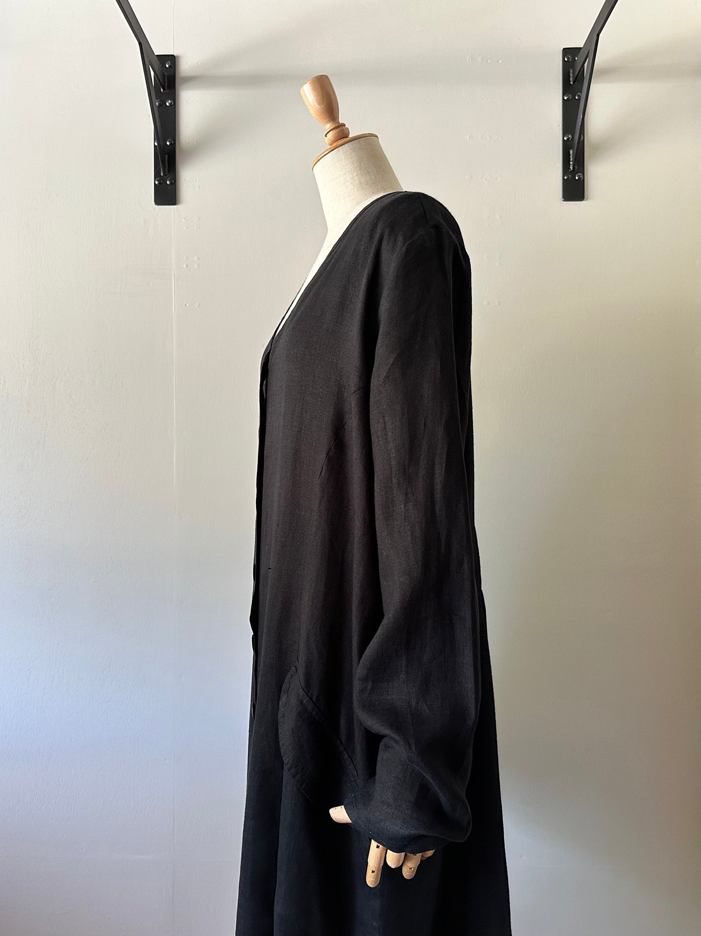 FLAX linen dress coat
