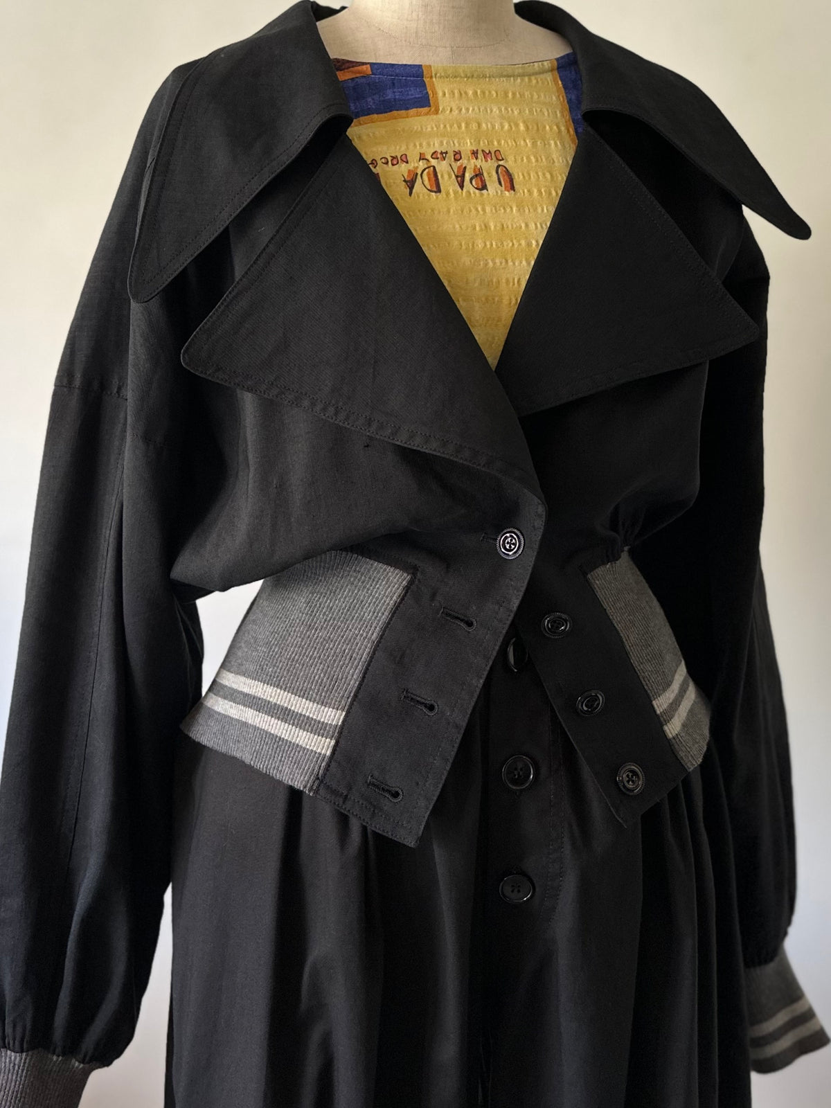 cropped rib jacket