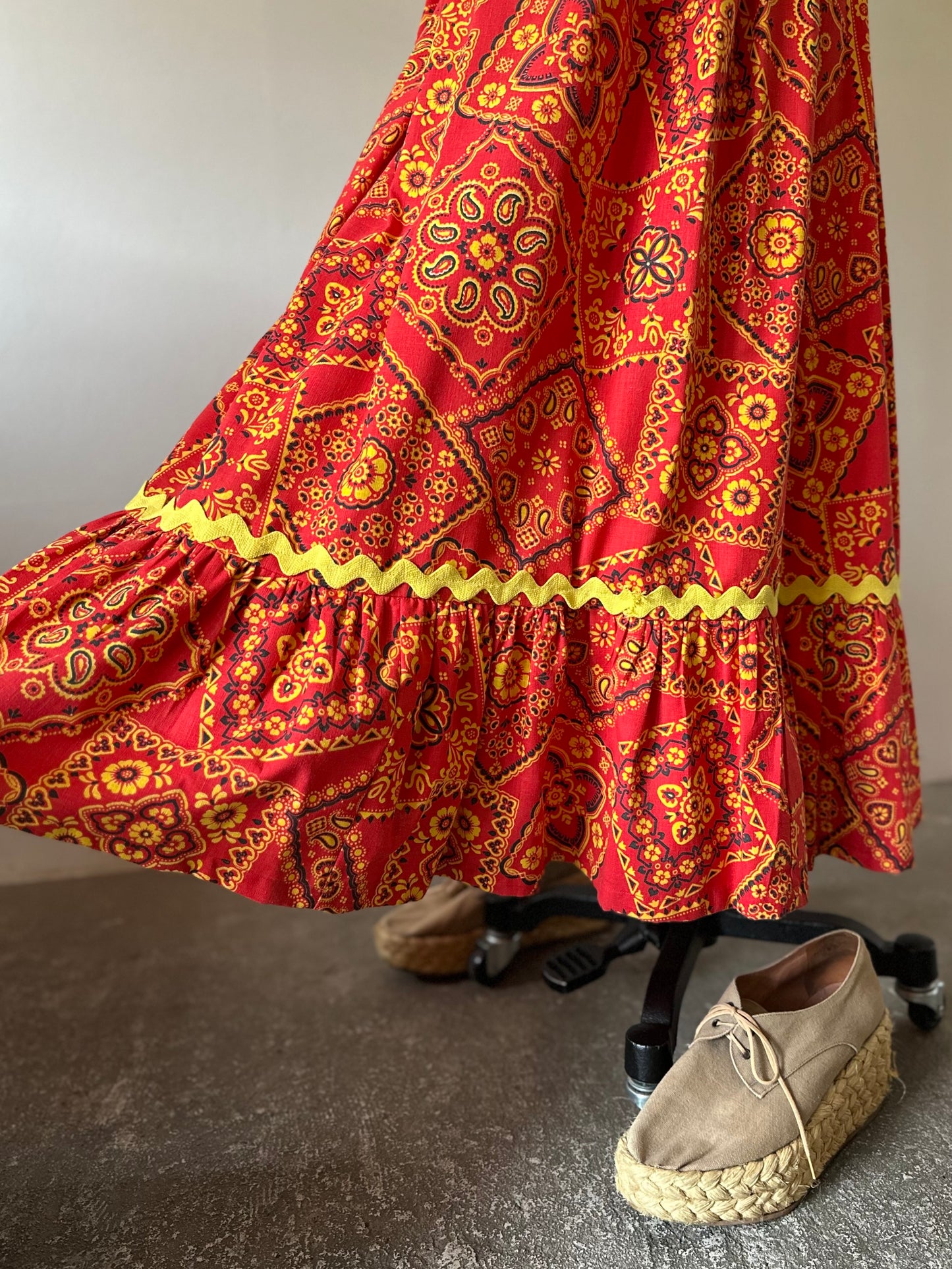 bandanna pattern skirt