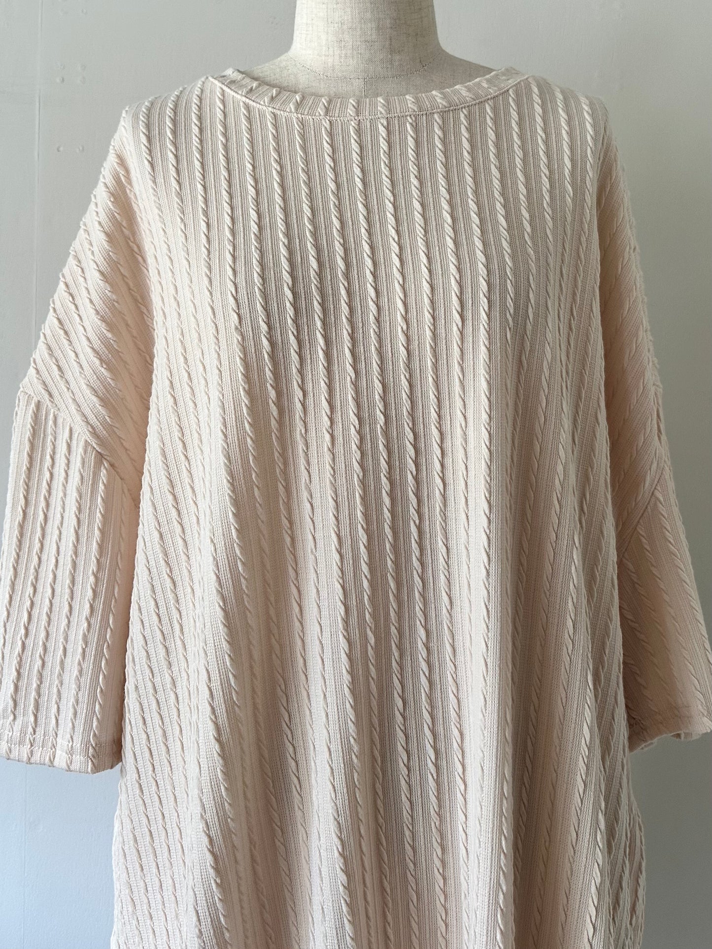 cable pattern two-piece(set)
