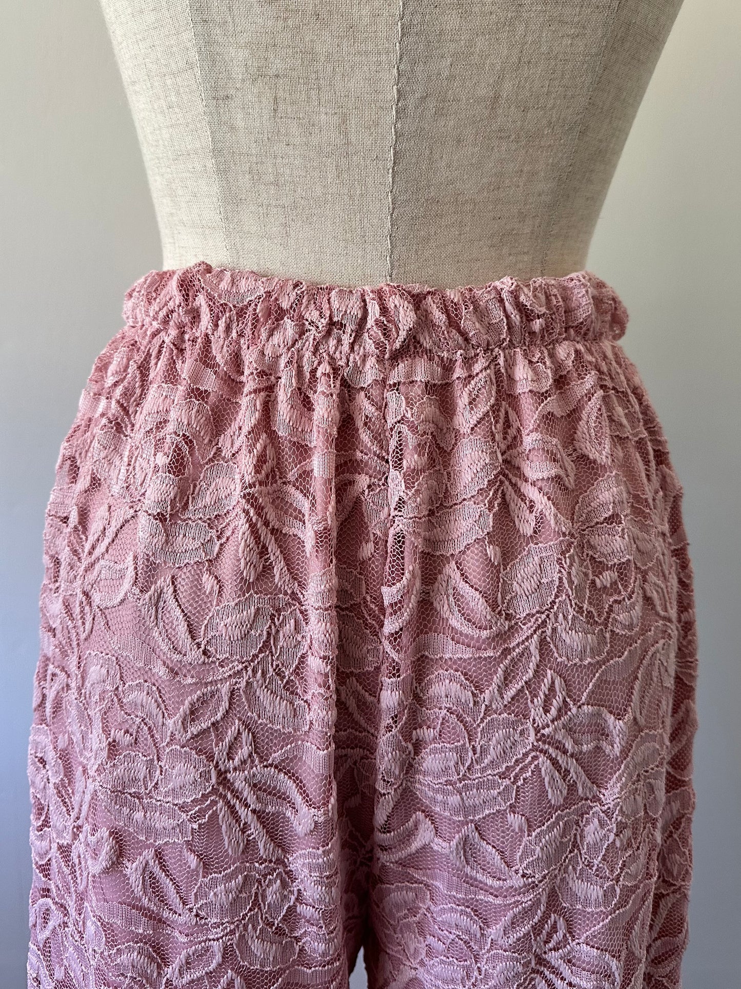 flower lace pants