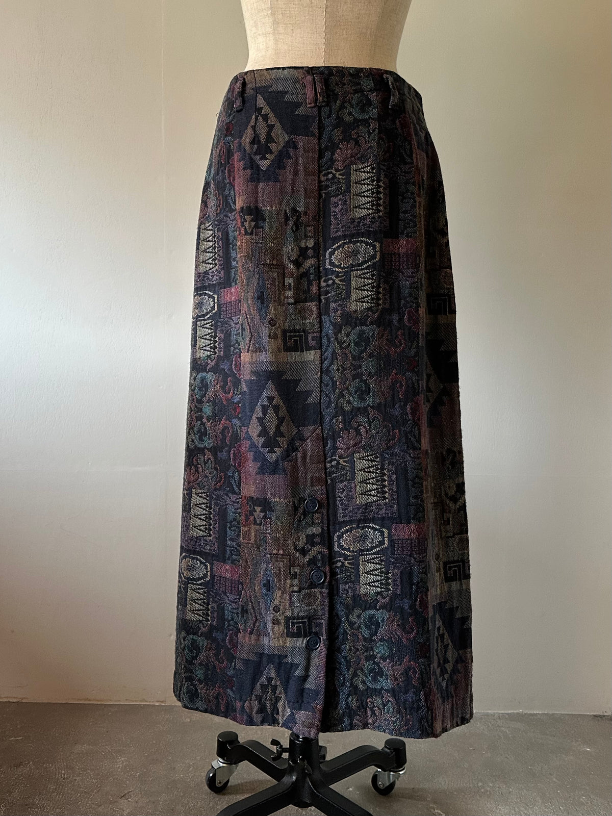 woven wrap skirt