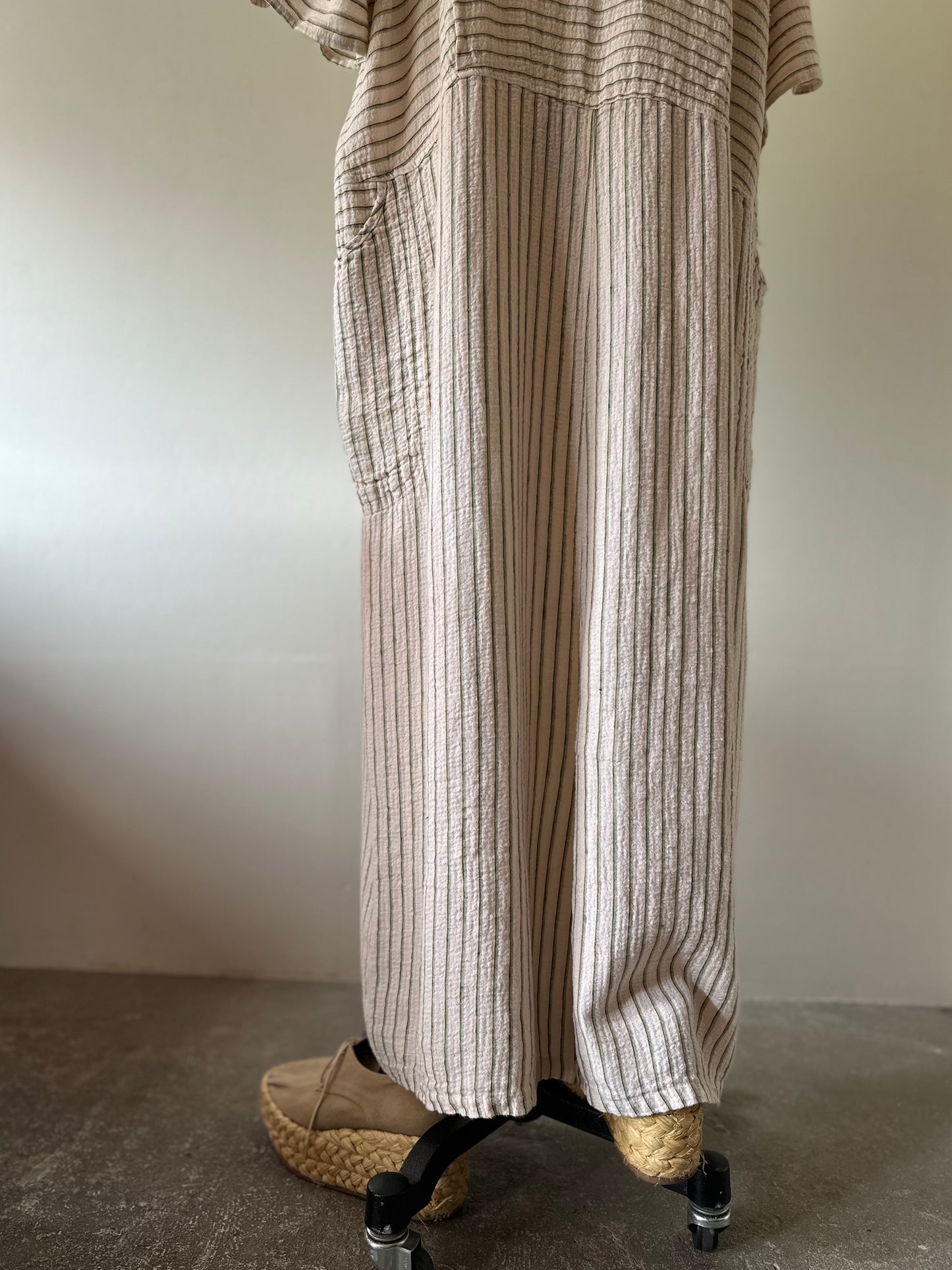 FLAX linen stripe dress