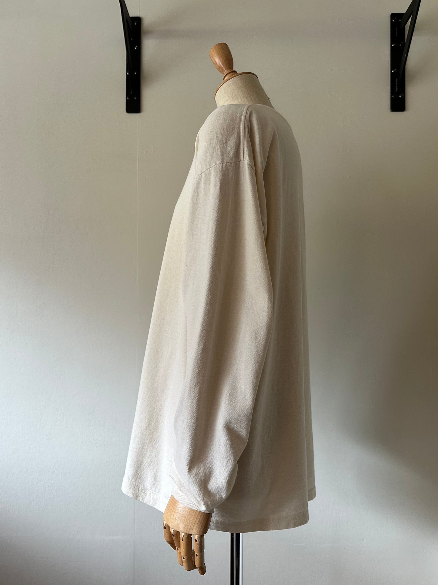 horse embroidery long sleeve T-shirt