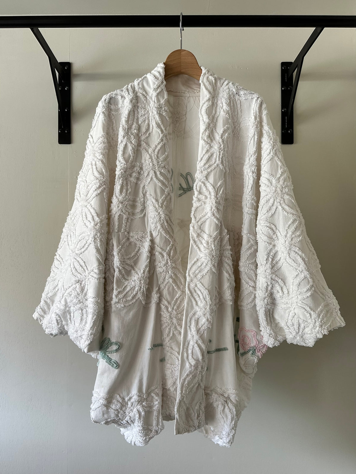 dolman sleeve chenille jacket