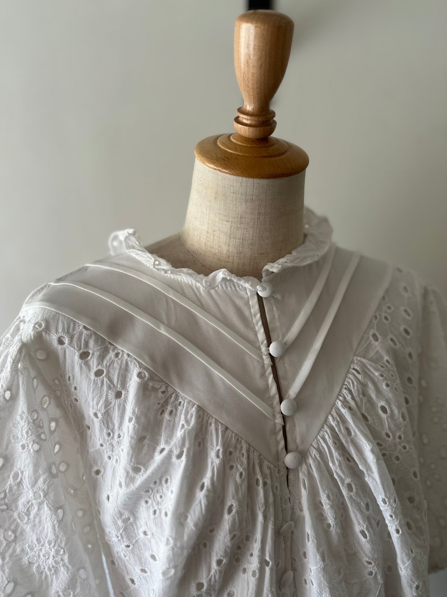 eyelet lace blouse