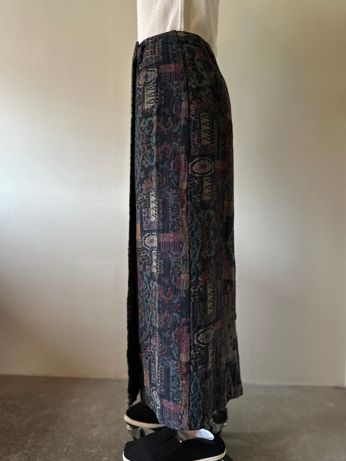 woven wrap skirt