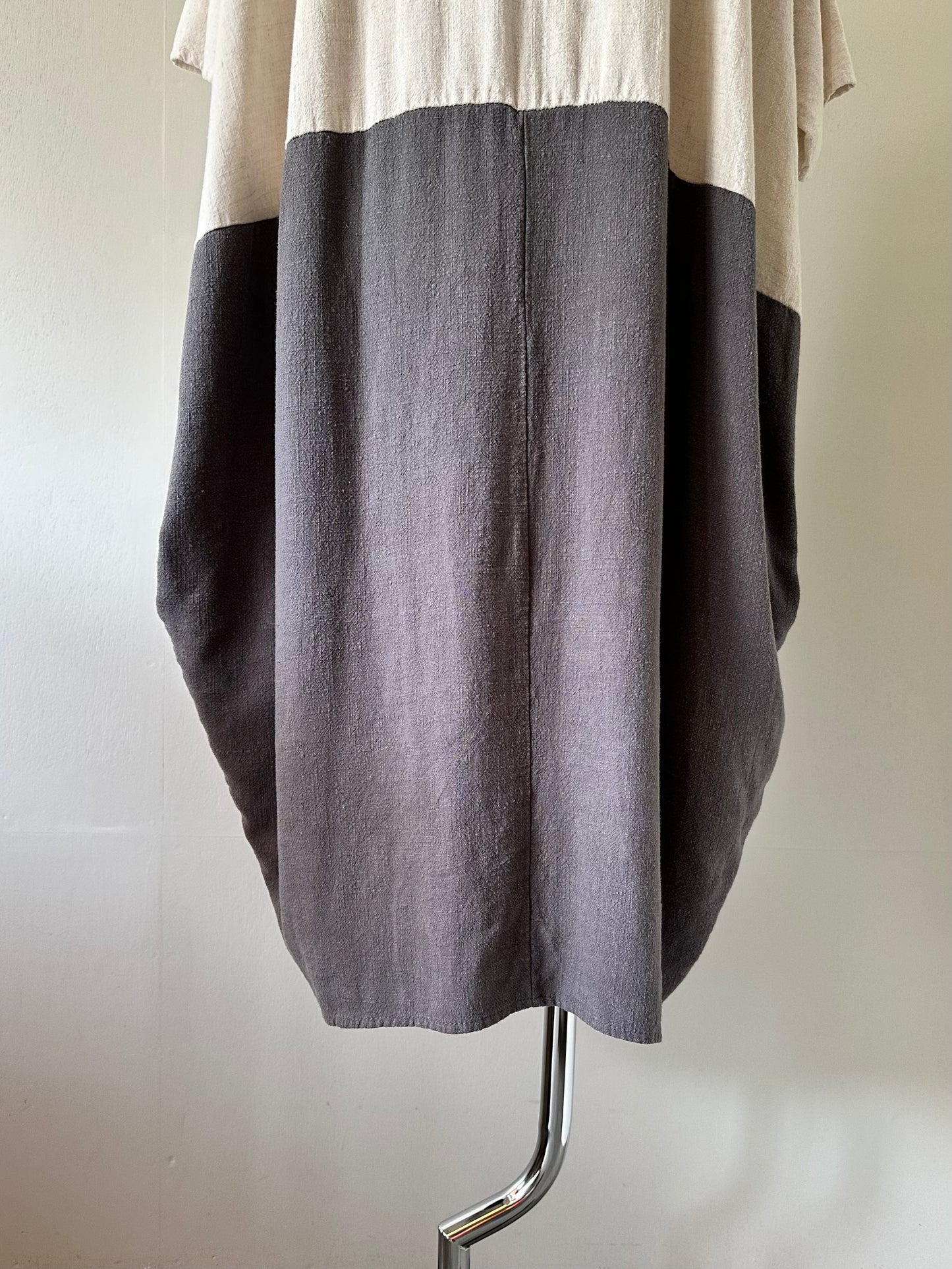 bicolor tunic dress