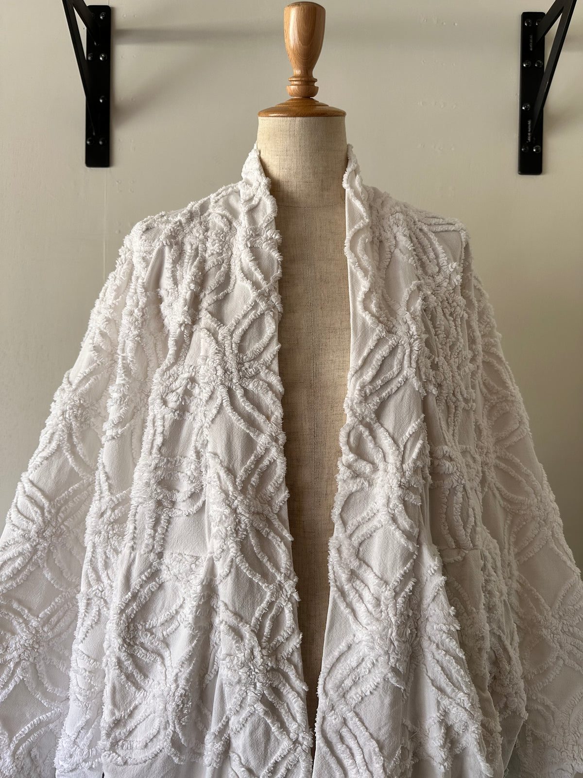 dolman sleeve chenille jacket