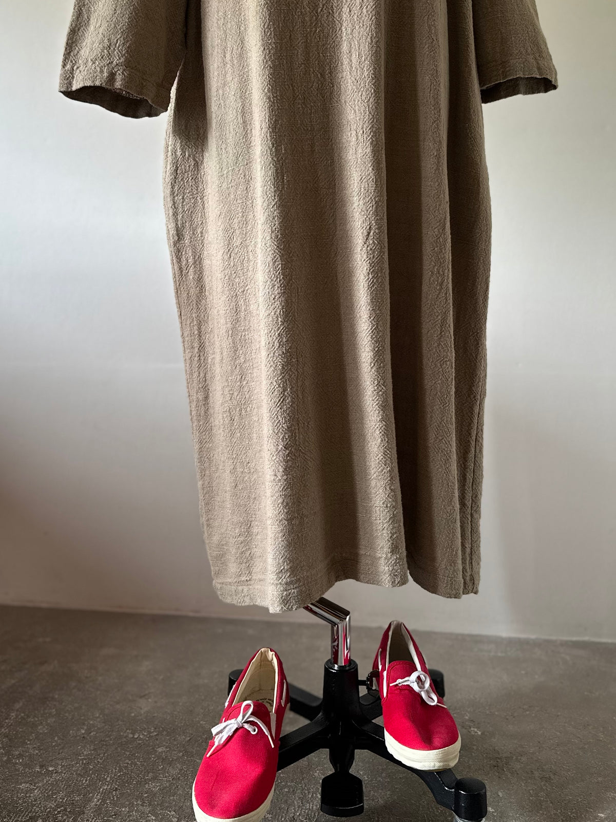 dolman sleeve cotton dress
