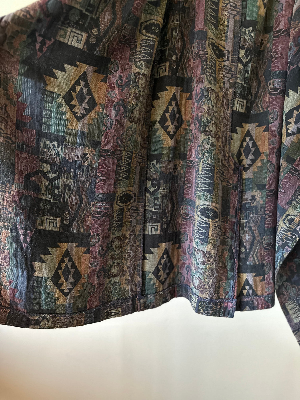 woven wrap skirt