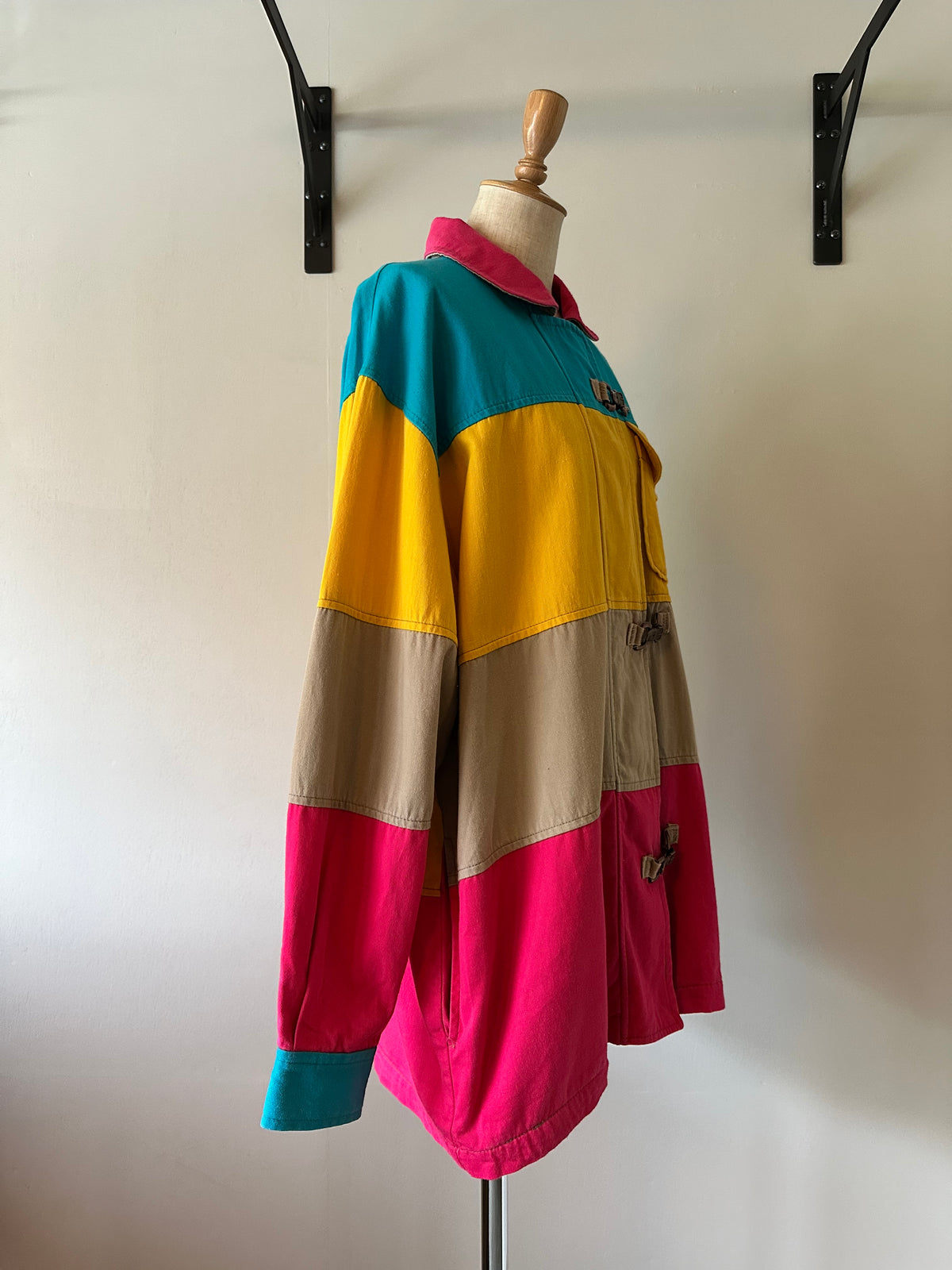 multicolored cotton jacket