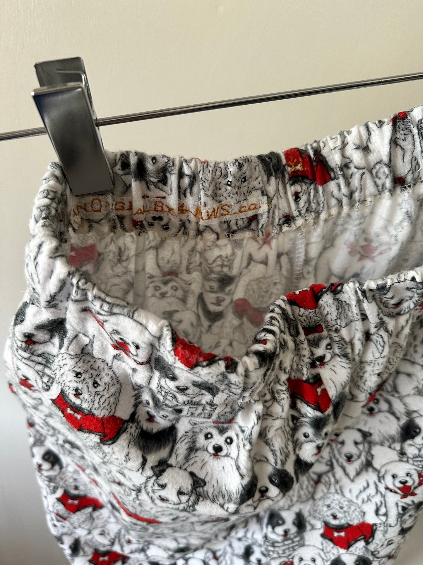 dog pattern pants