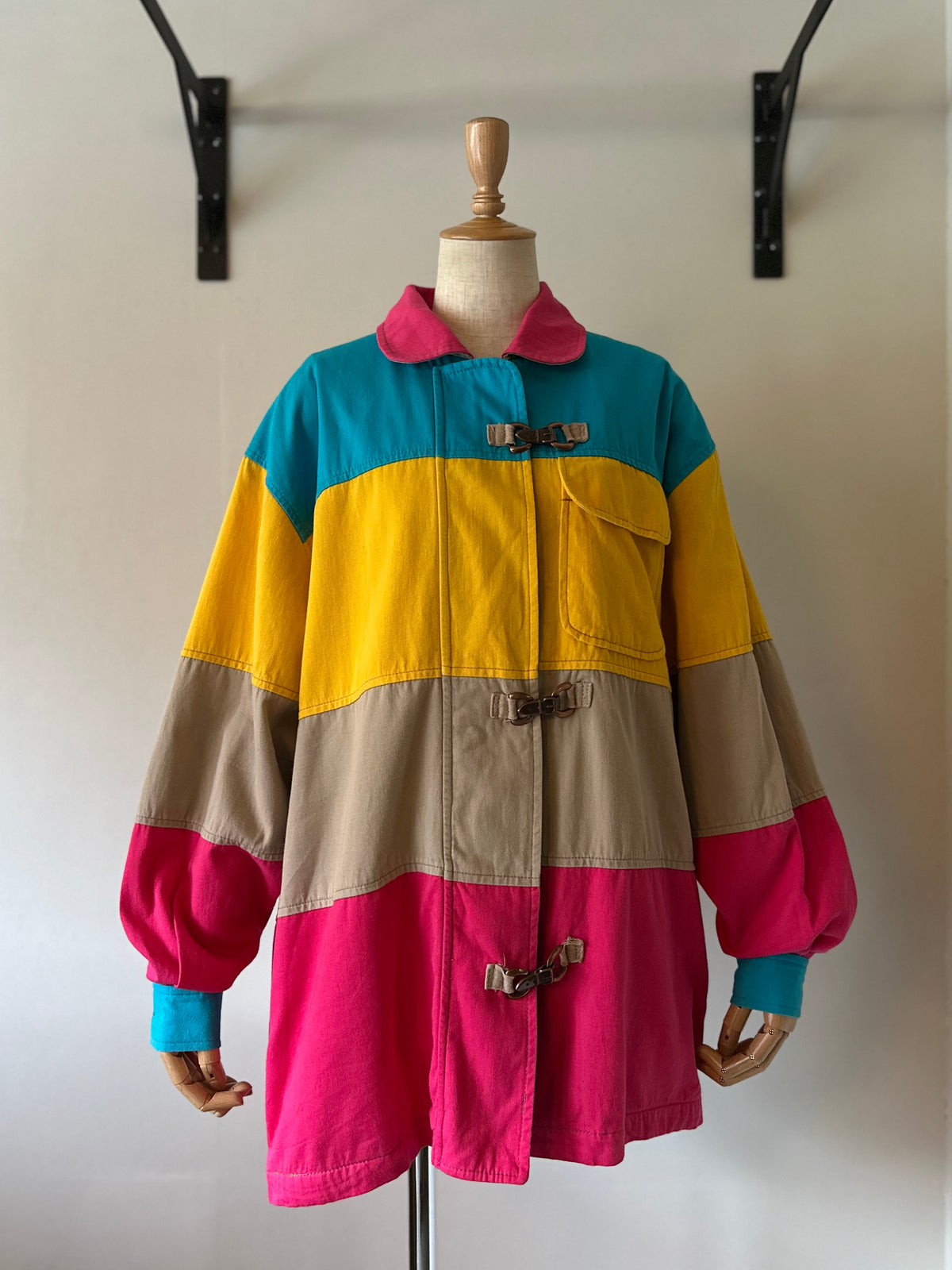 multicolored cotton jacket