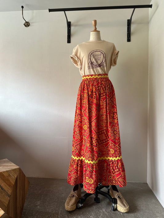 bandanna pattern skirt