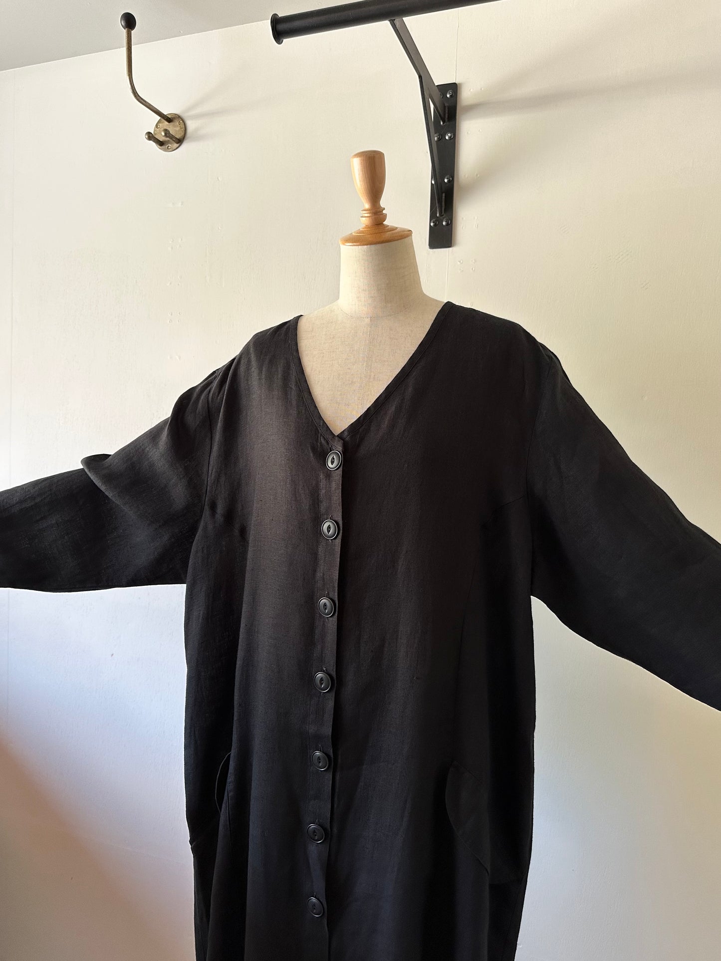 FLAX linen dress coat