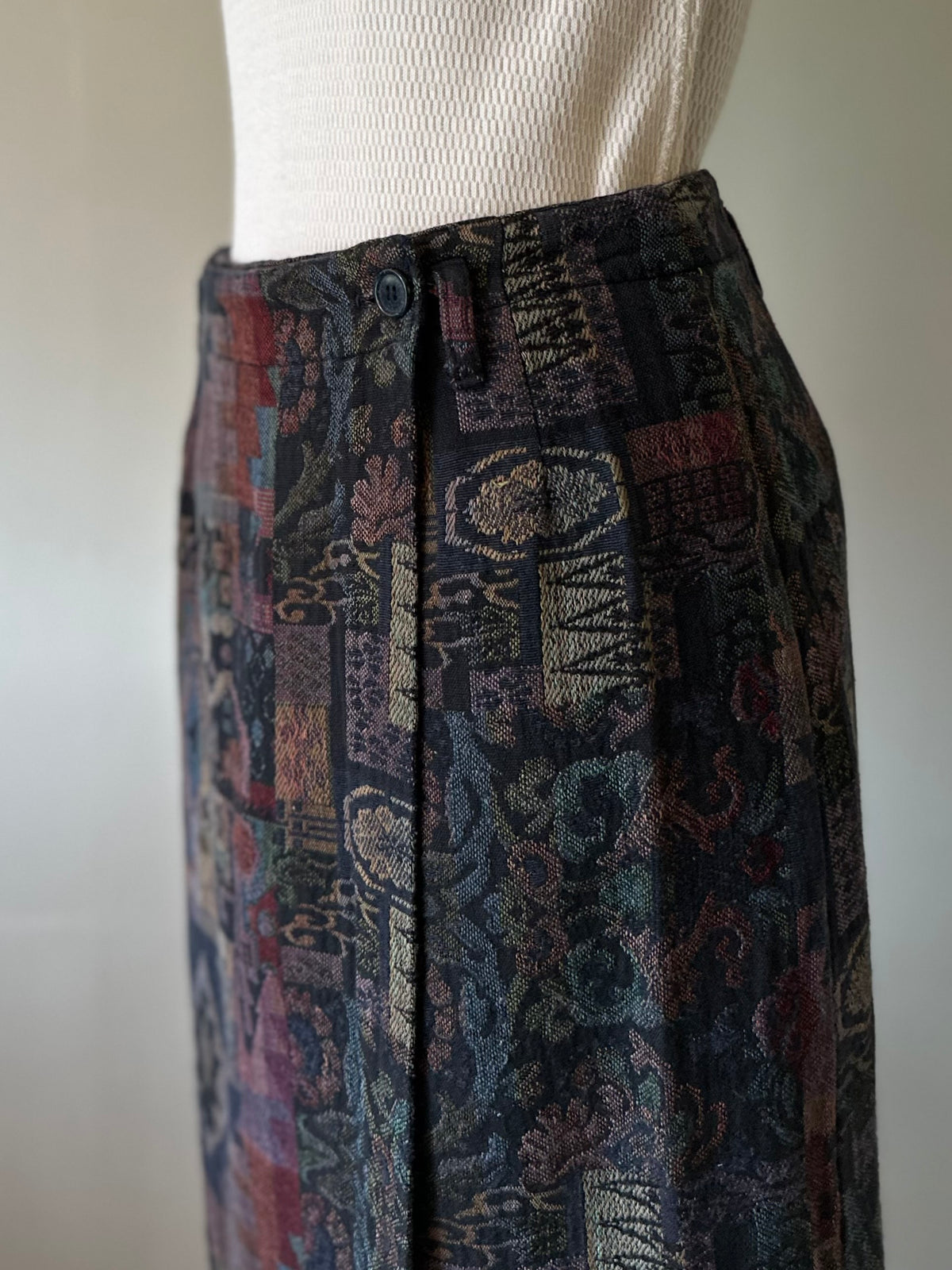 woven wrap skirt