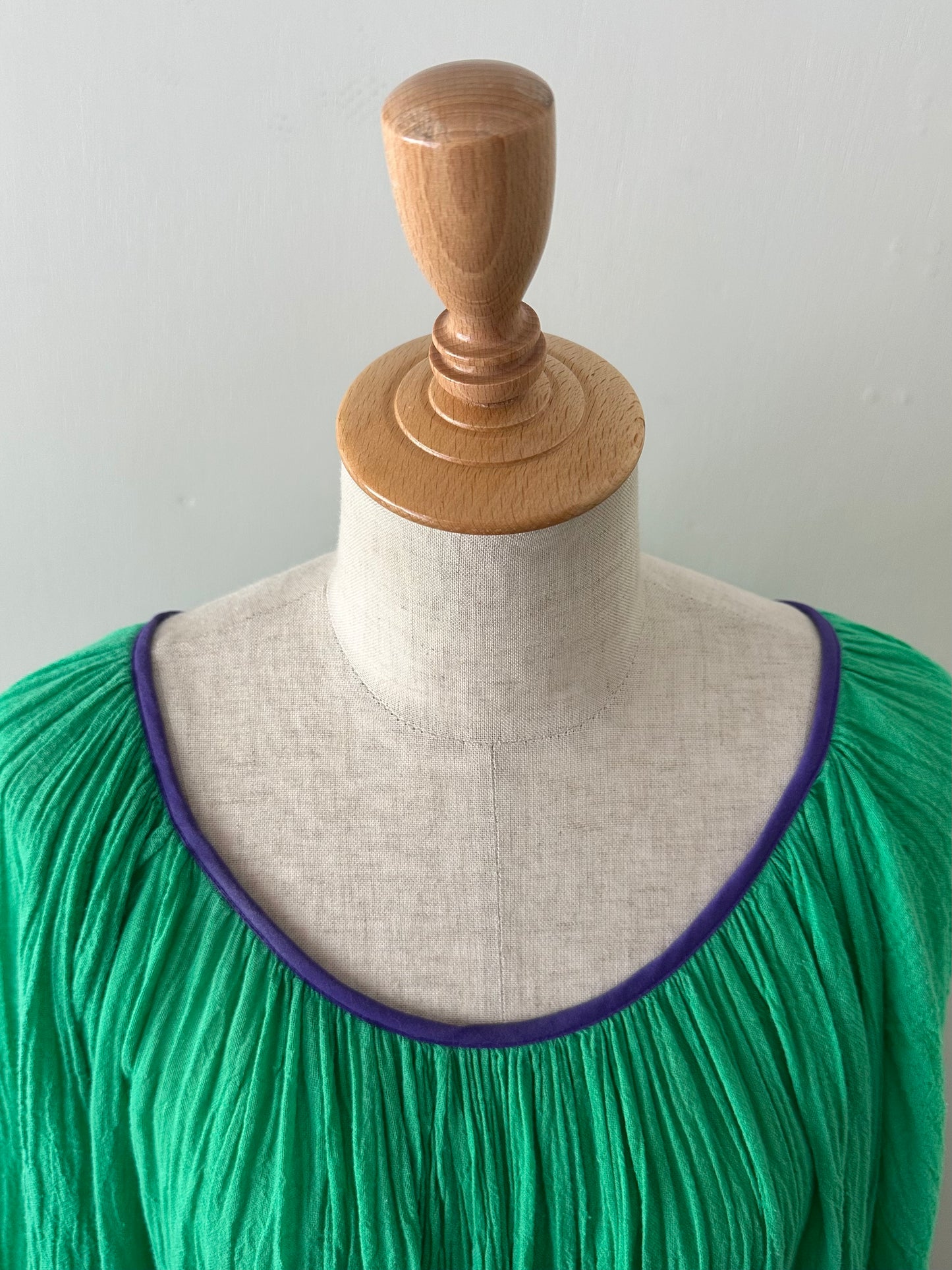 cotton tiered dress