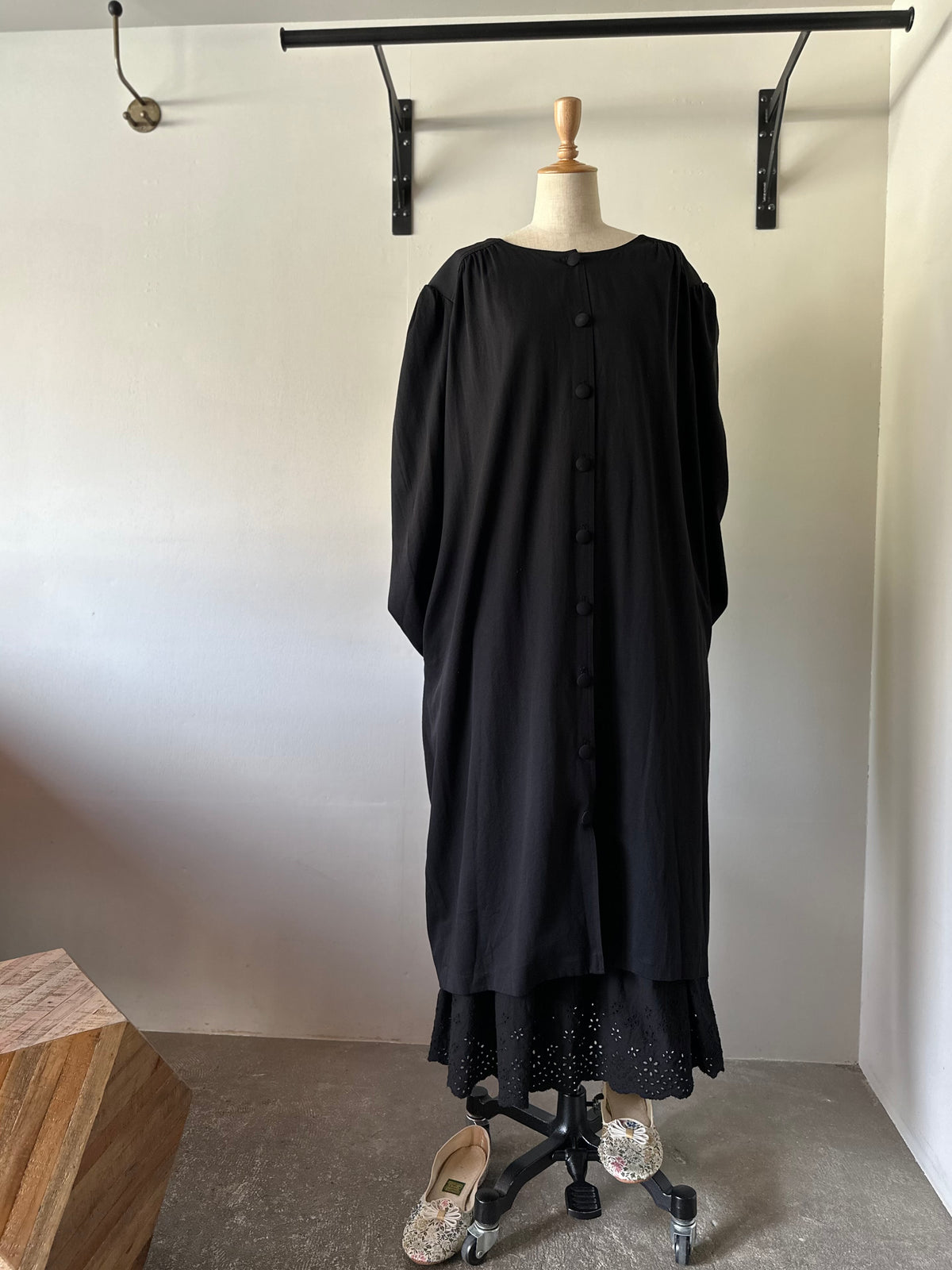 front button dress