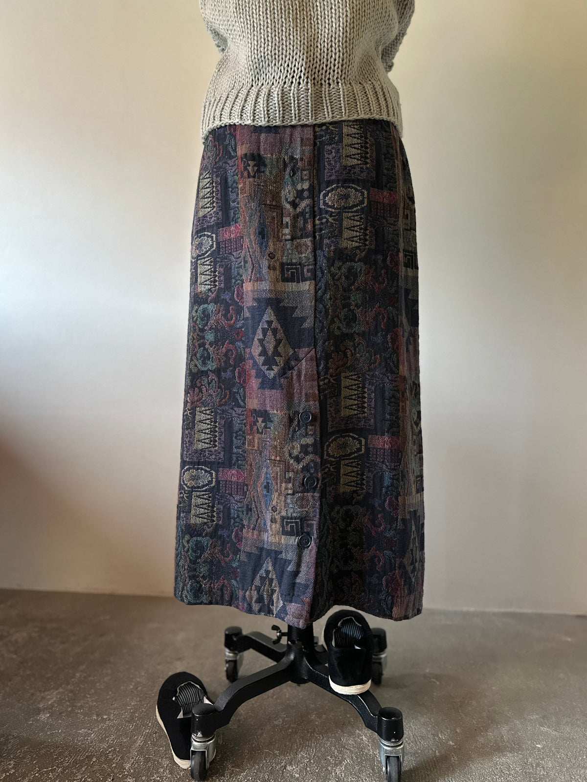woven wrap skirt